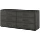 Maxwell Obsidian Dresser, Wooden, 6-Drawer