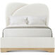 Origins Sesame US Queen Bed, Wooden, Upholstered