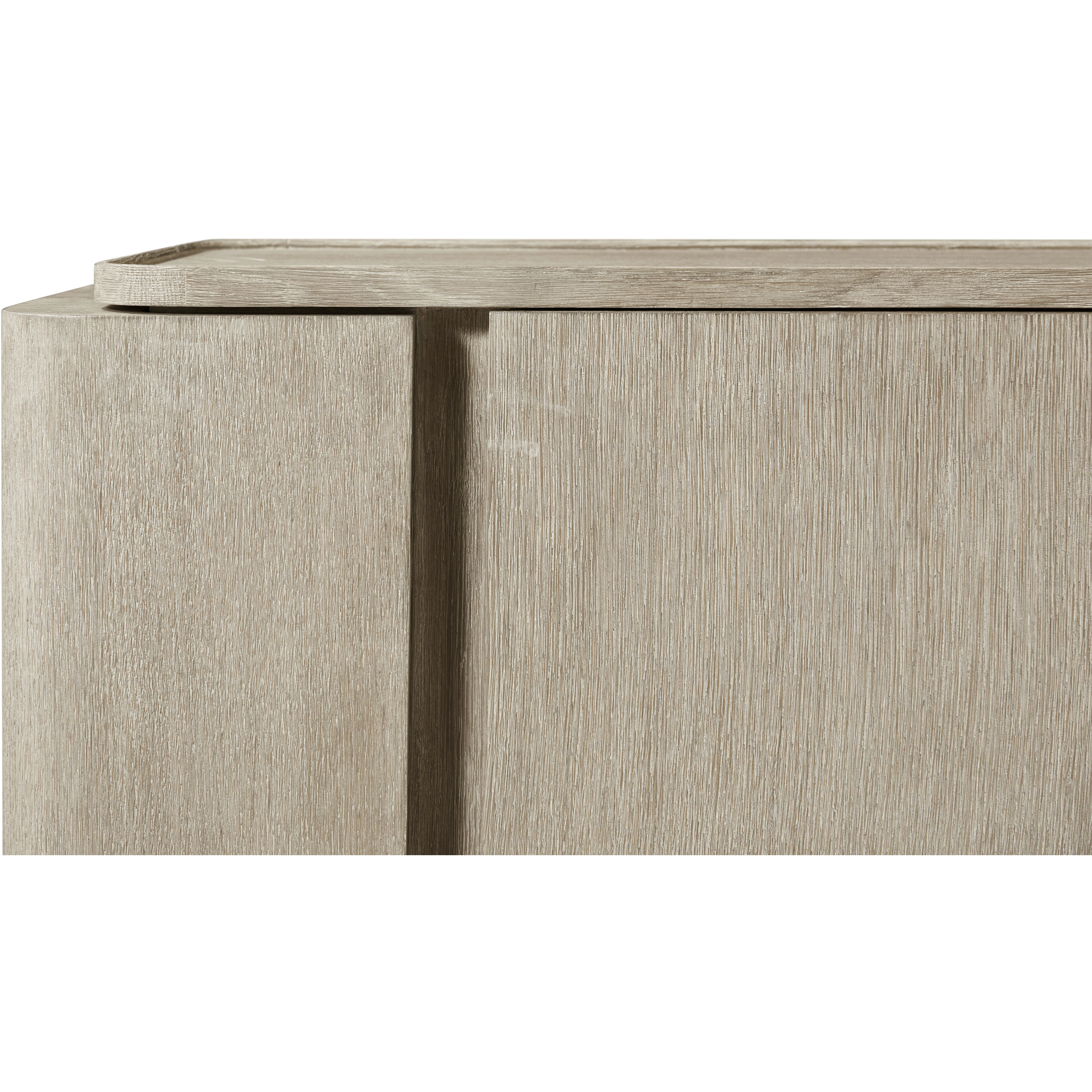 Repose 78.75 X 17.75 inch Grey Oak Sideboard, Wooden, 3-Door