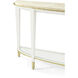 Judith Leiber Couture 73.5 X 15.5 inch Feather / Solstice / Polished Brass Console Table, Wooden