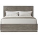 Hudson Pebble Grey California King Bed, Wooden