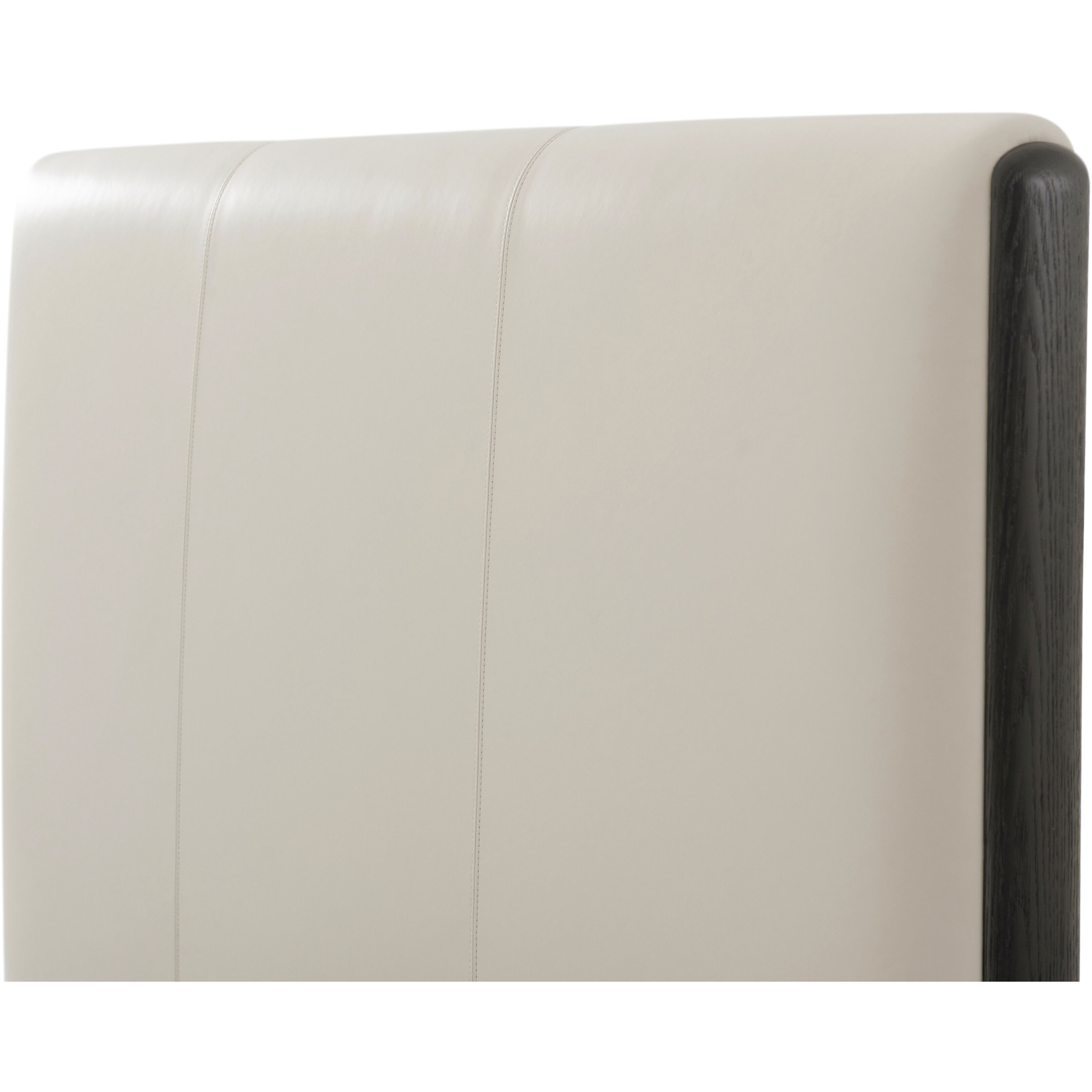 Repose Charcoal Oak US Queen Bed, Upholstered