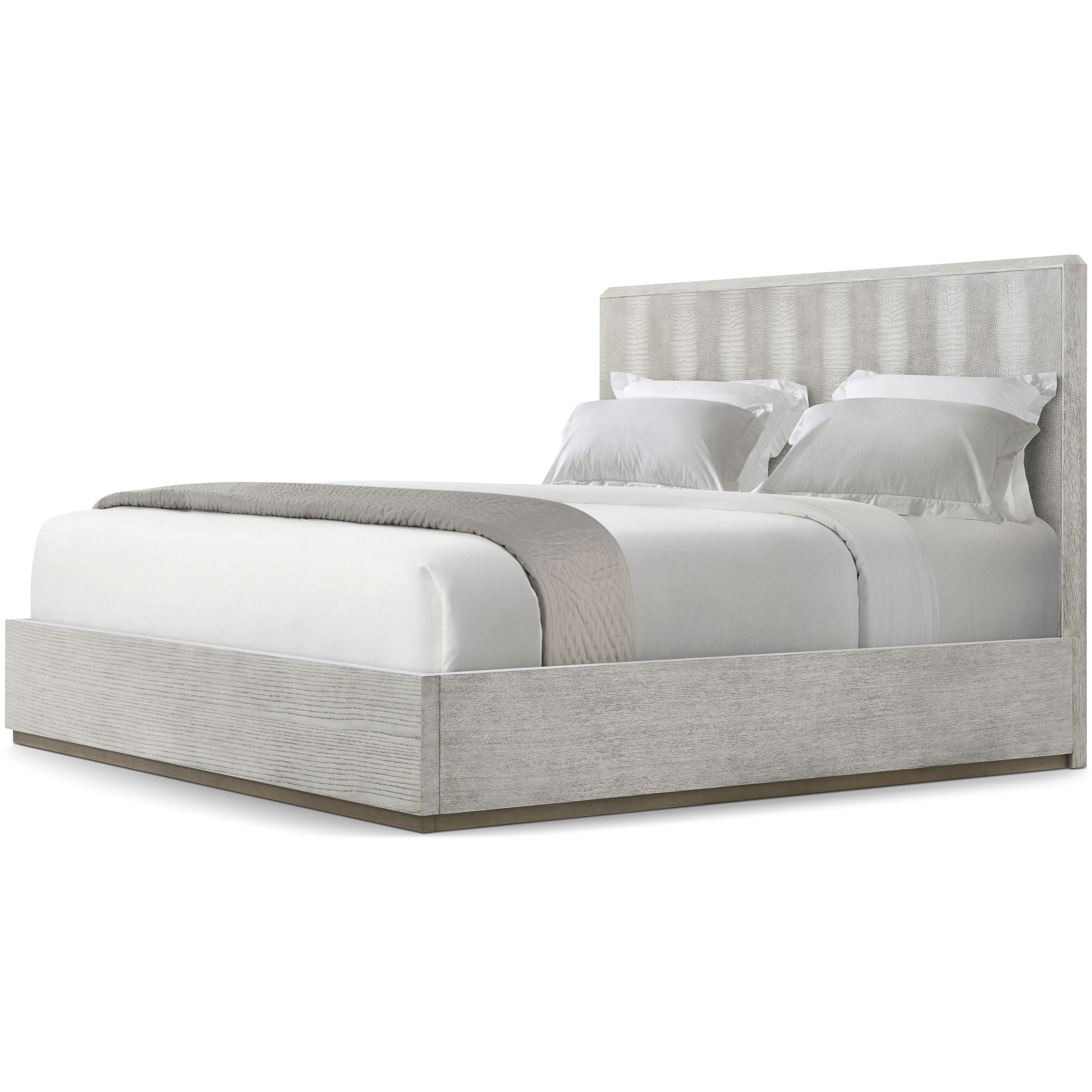 Spencer St. James Argento US Queen Bed, Wooden