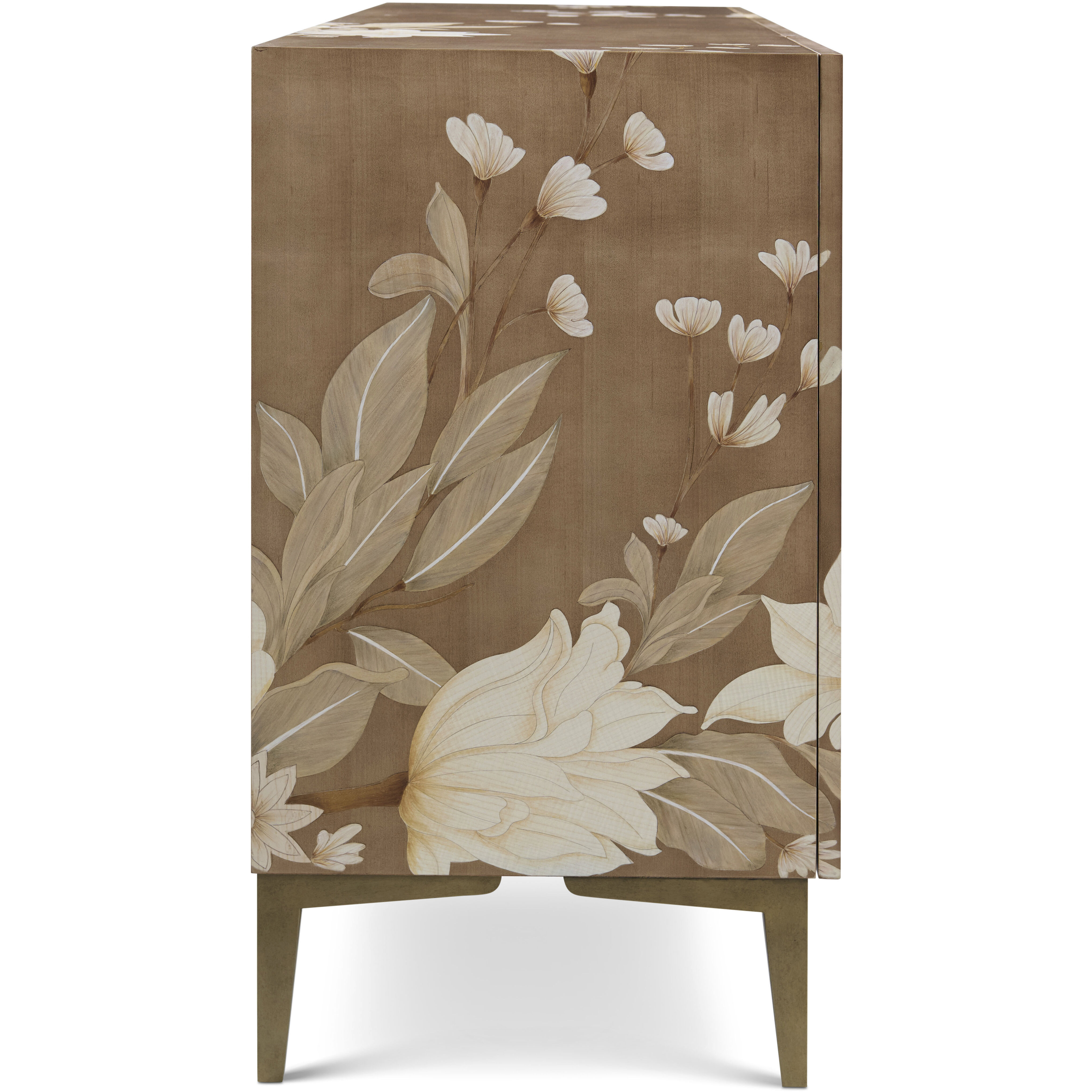 Bouquet 80 X 19 inch Toasted Cashew Sideboard, Wooden, 4-Door