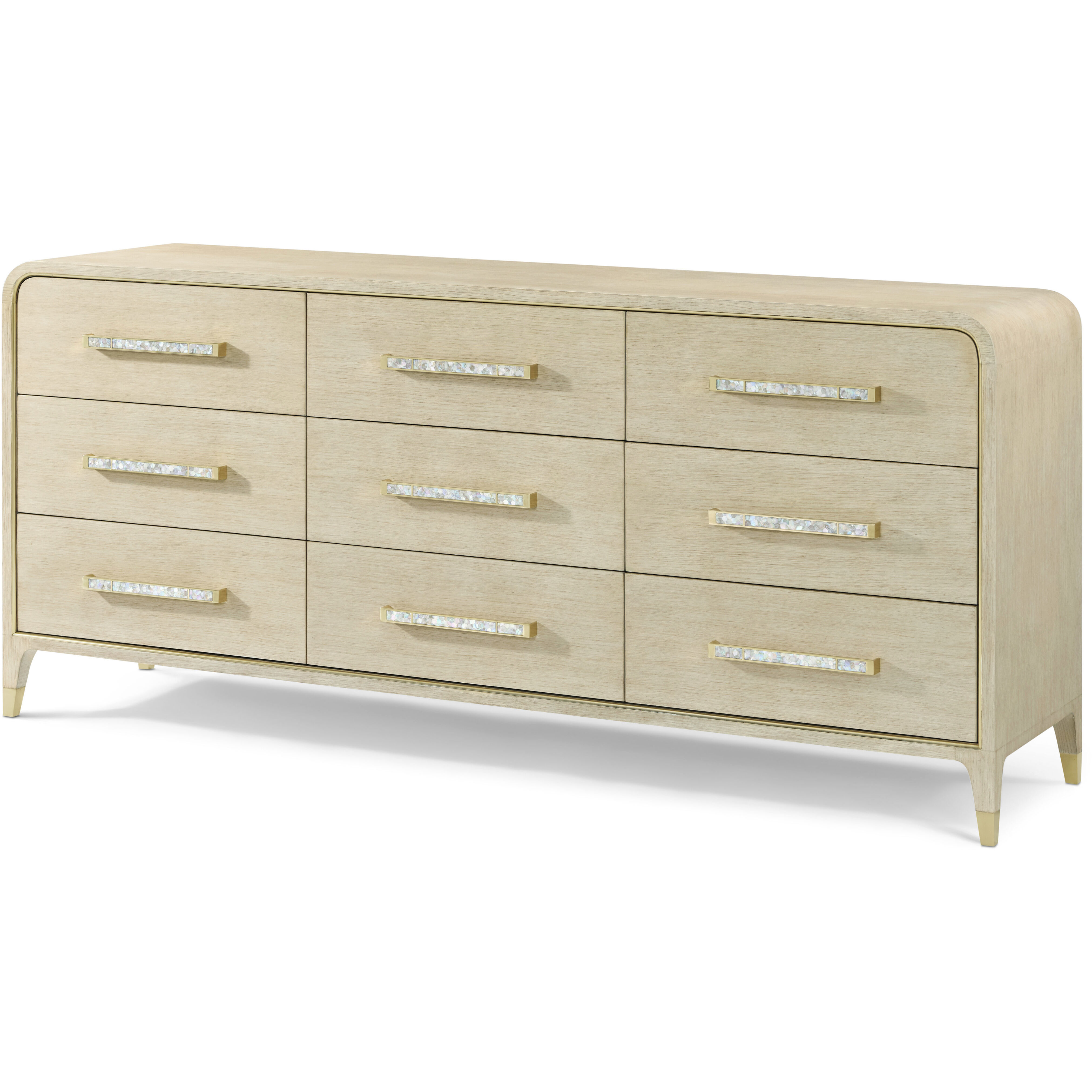 Judith Leiber Couture Martini Dresser, Wooden, 9-Drawer