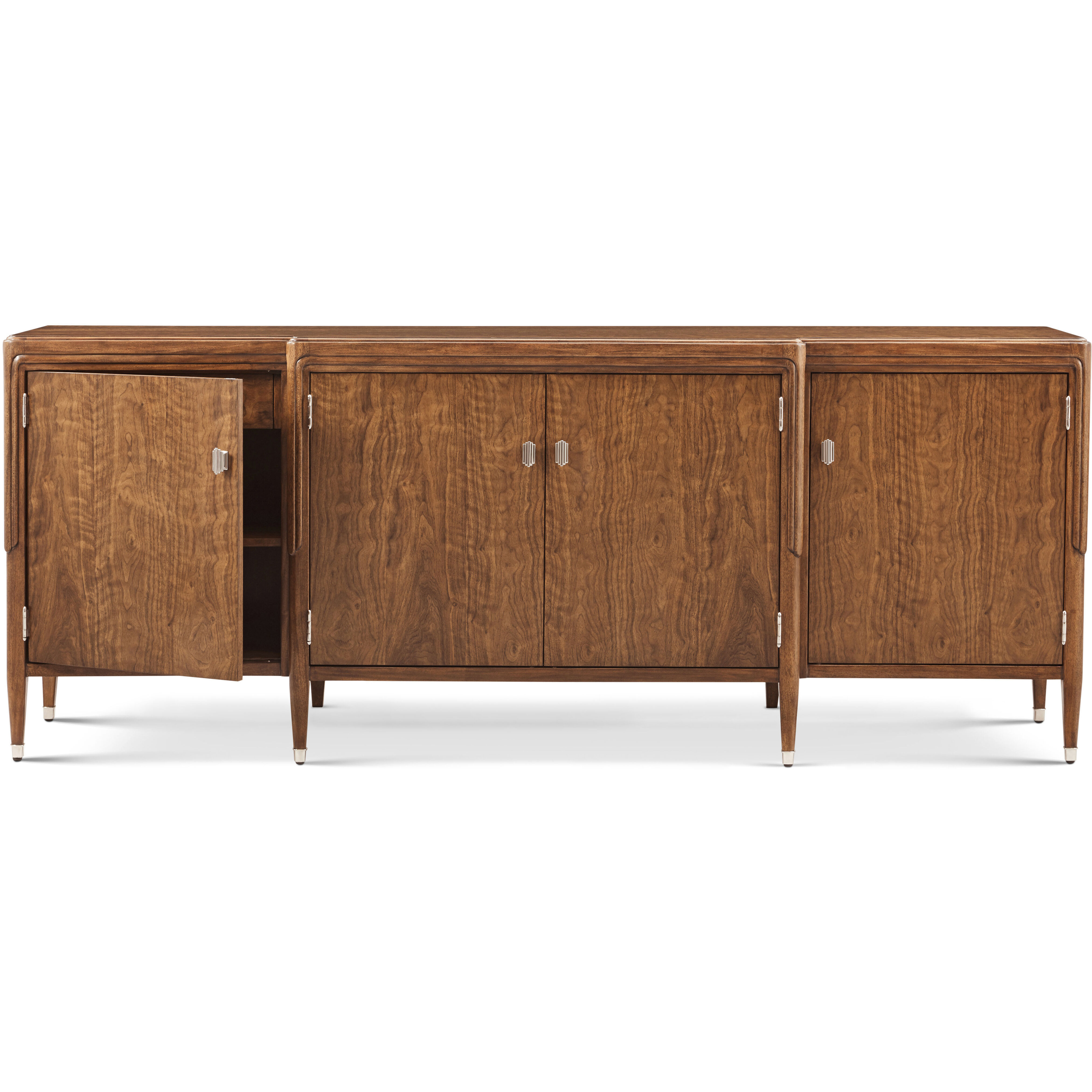 Dorchester 95 X 22 inch Mayfair / Antique White Brass Sideboard, Wooden