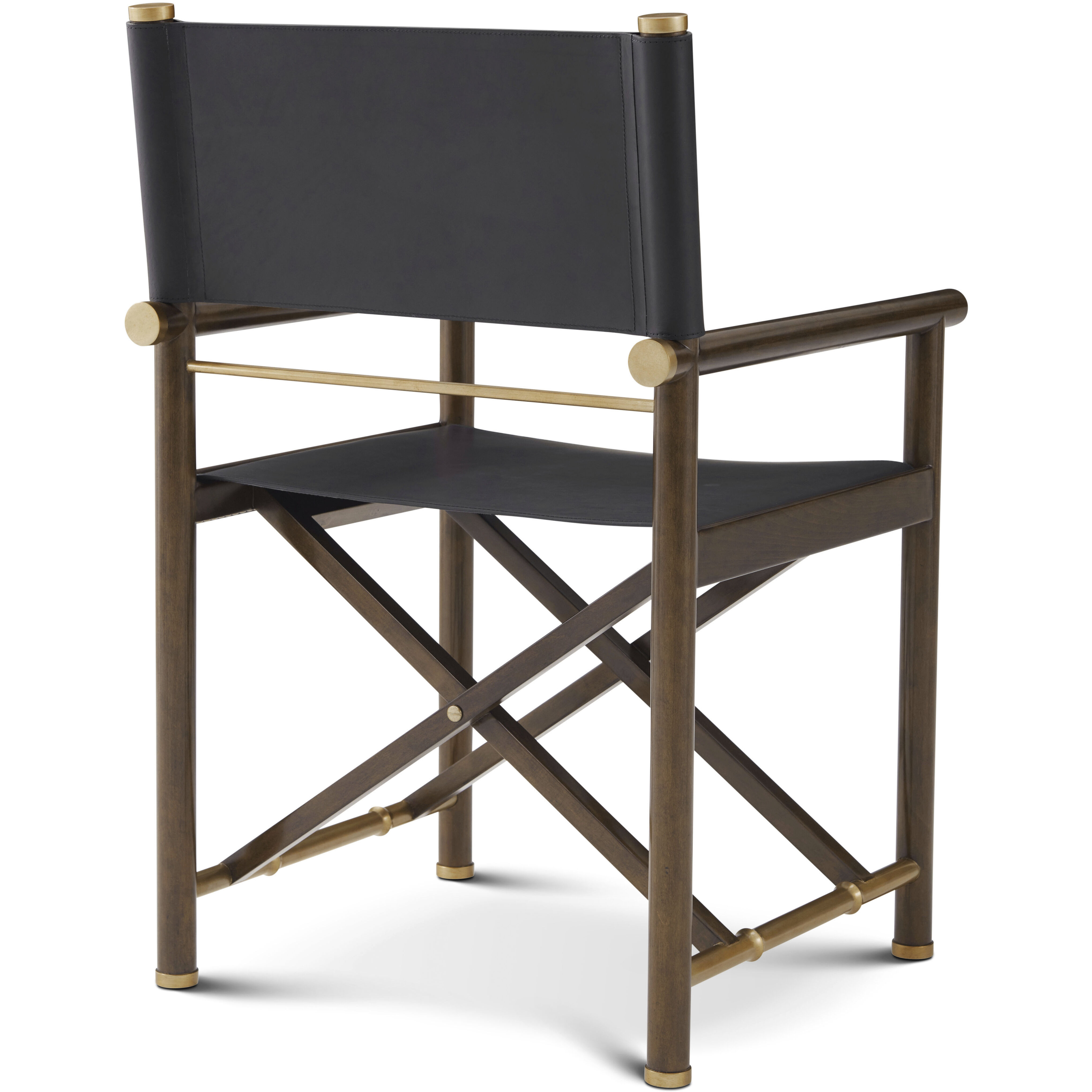 Kesden Pyramid Brown Desk Chair, Wooden, Upholstered