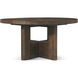 Urbane 76 X 60 inch Campfire Extension Dining Table, Wooden