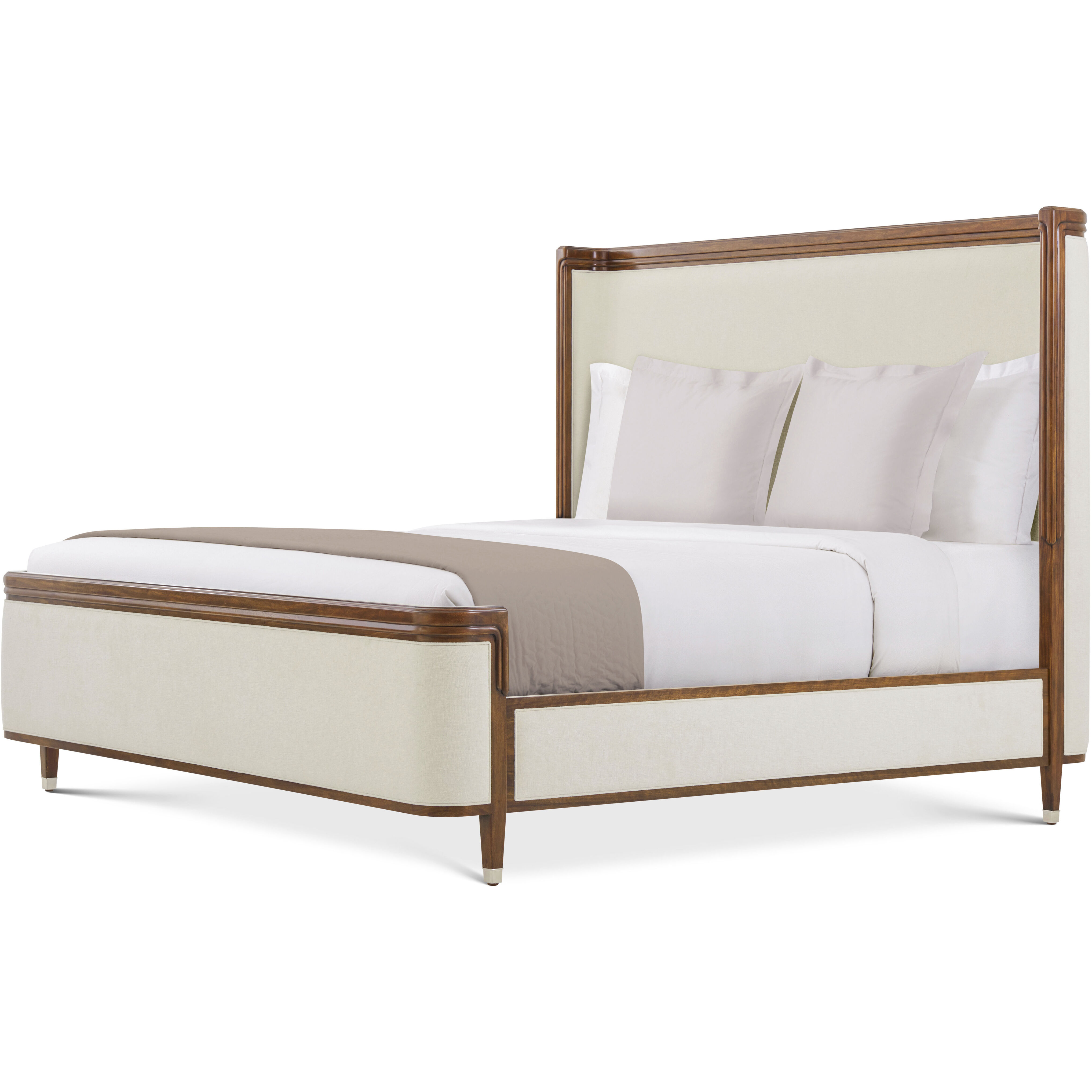 Dorchester Mayfair US King Bed, Wooden, Upholstered