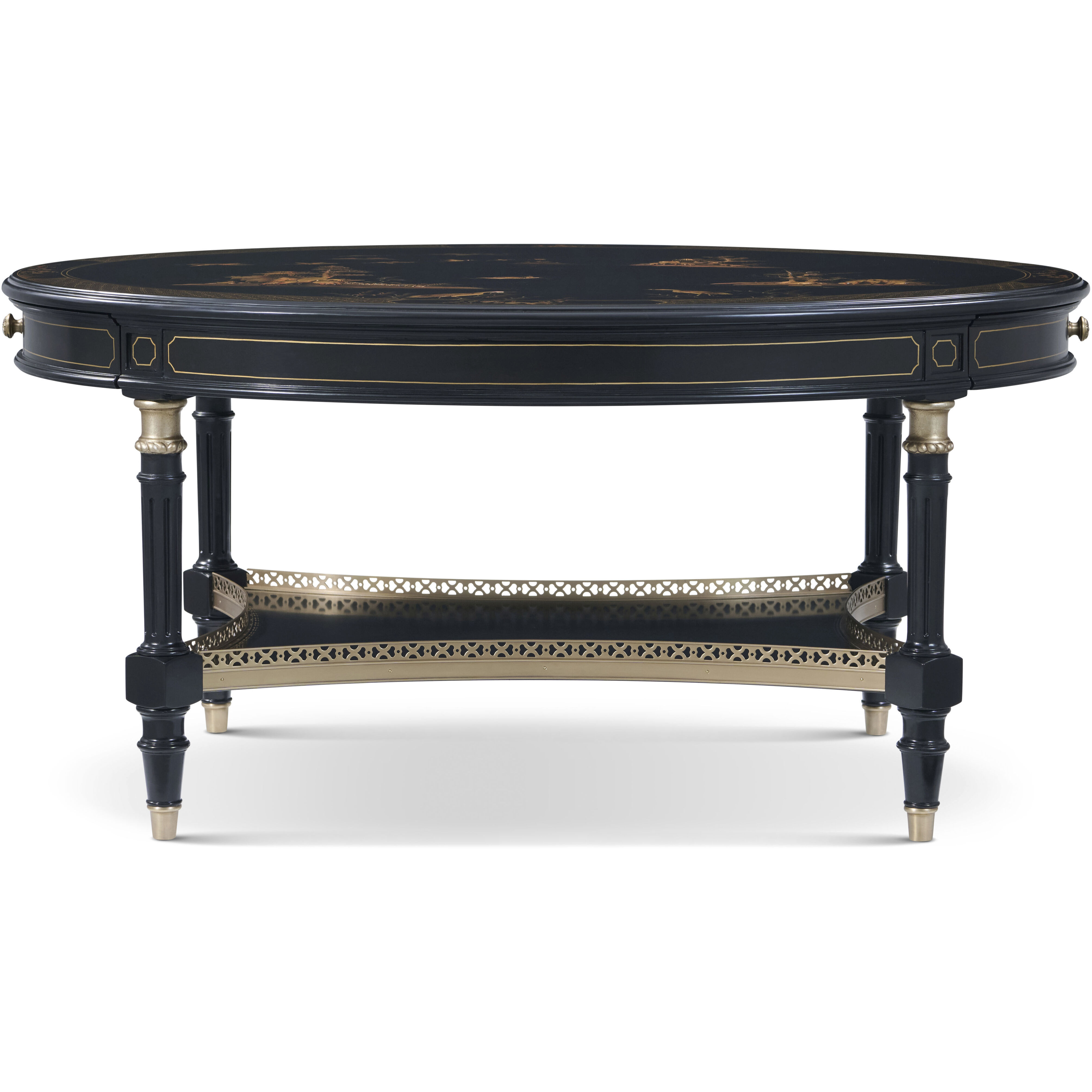 Brushwork 42 X 32 inch Cocktail Table, Wooden