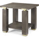 Judith Leiber Couture 28 X 24 inch Mink Side Table, Wooden