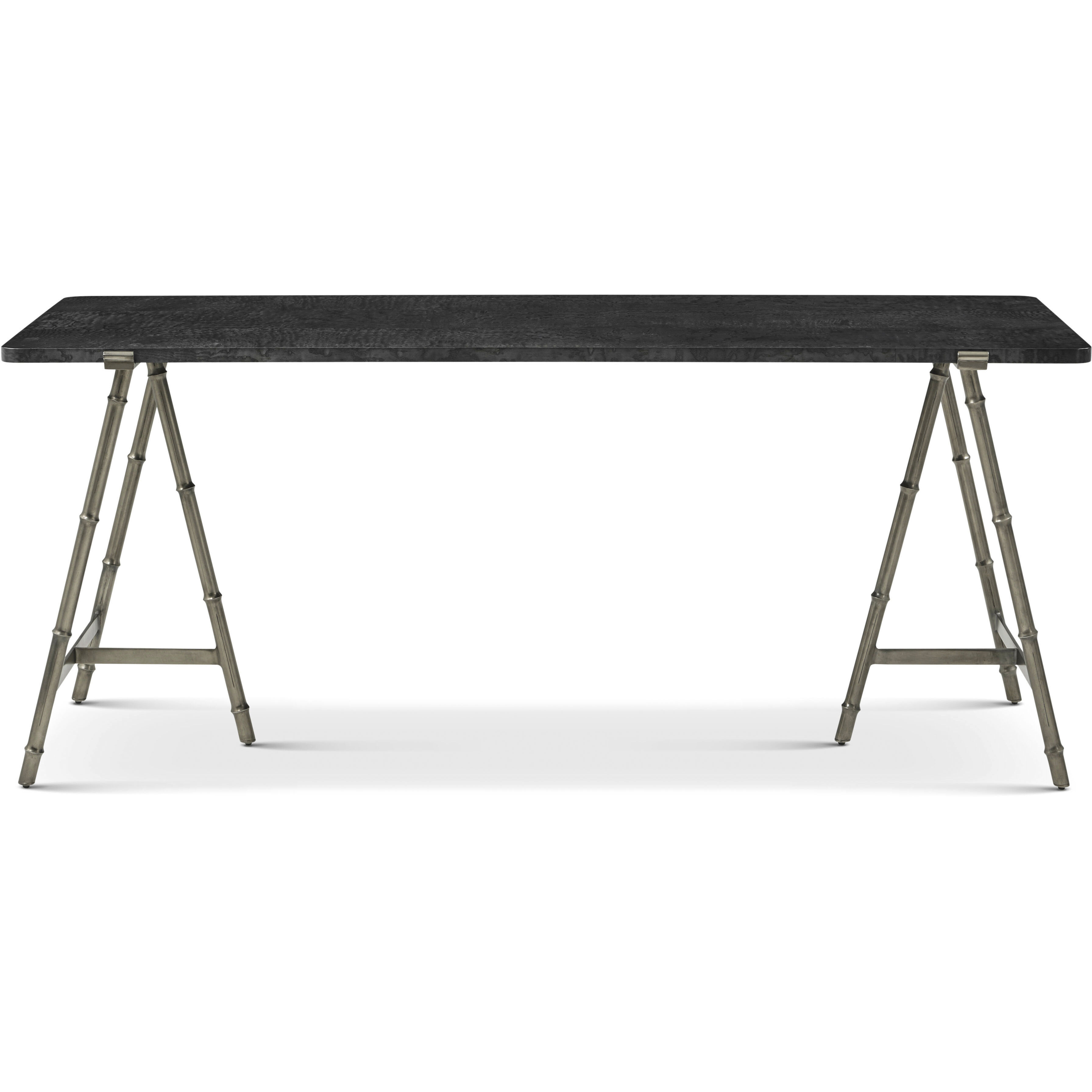 Kesden 72 X 20 inch Silent Black Writing Desk