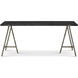 Kesden 72 X 20 inch Silent Black Writing Desk