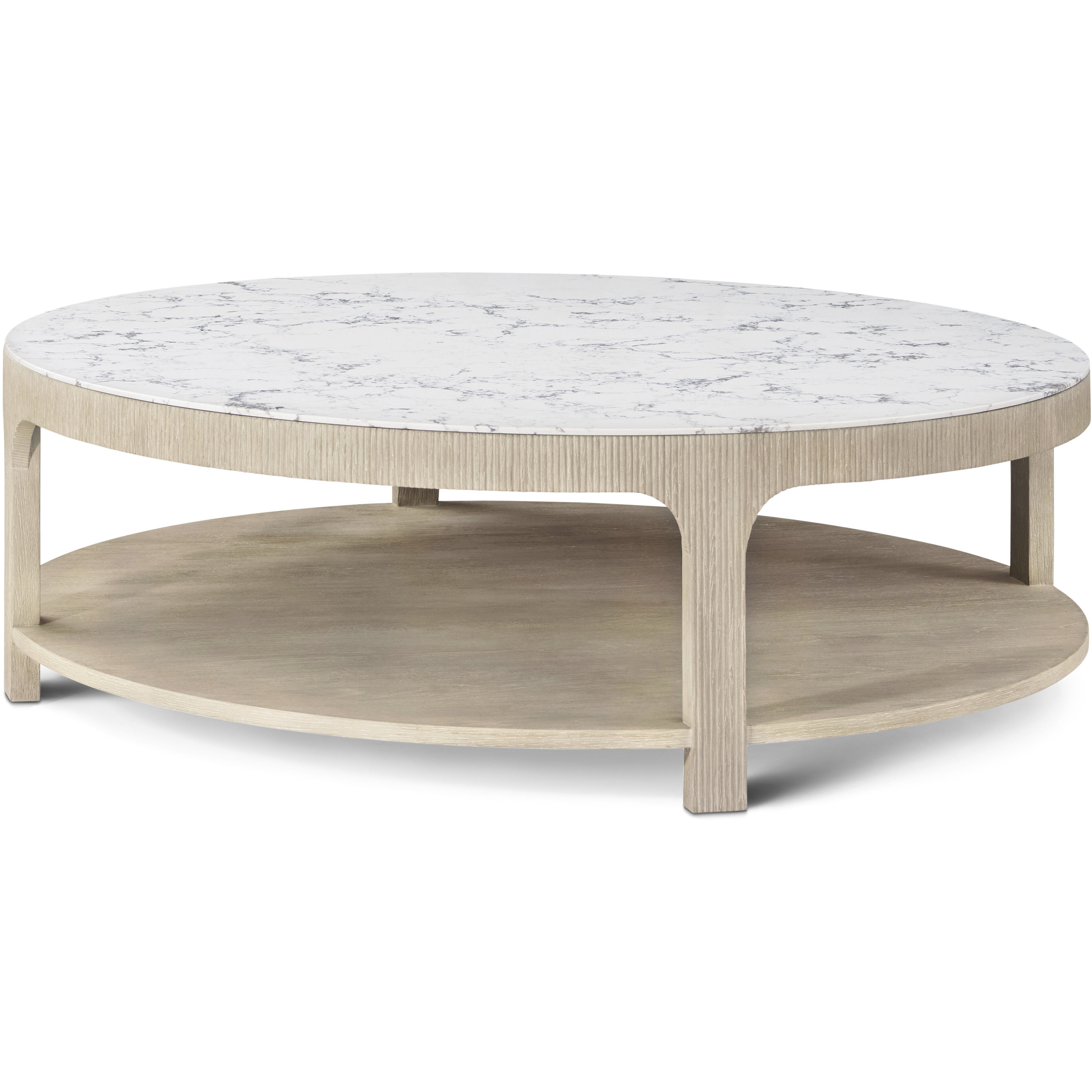 Horizon 54 X 54 inch Day Cocktail Table, Wooden with Marble Top