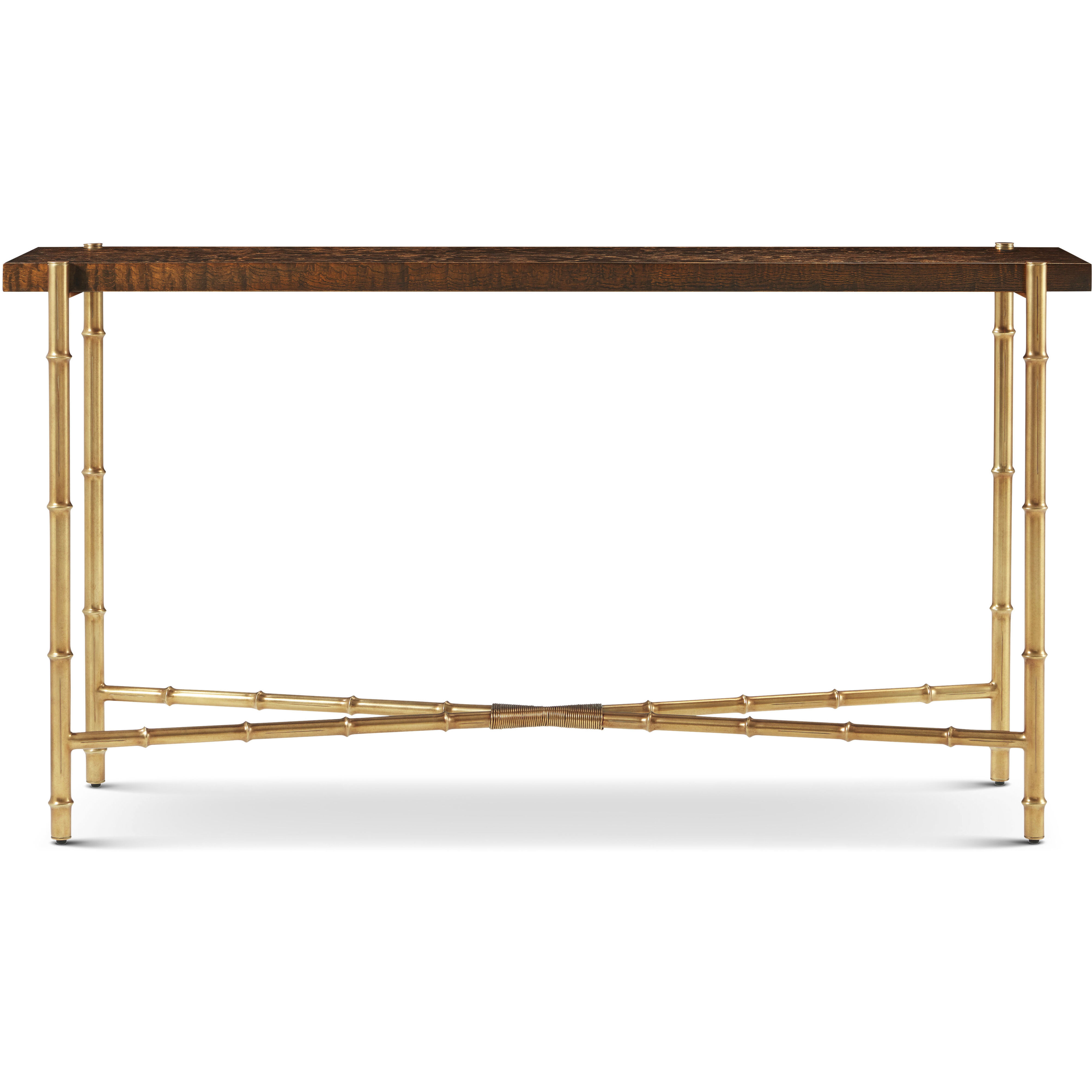 Kesden 60 X 16 inch Pyramid Brown Console Table