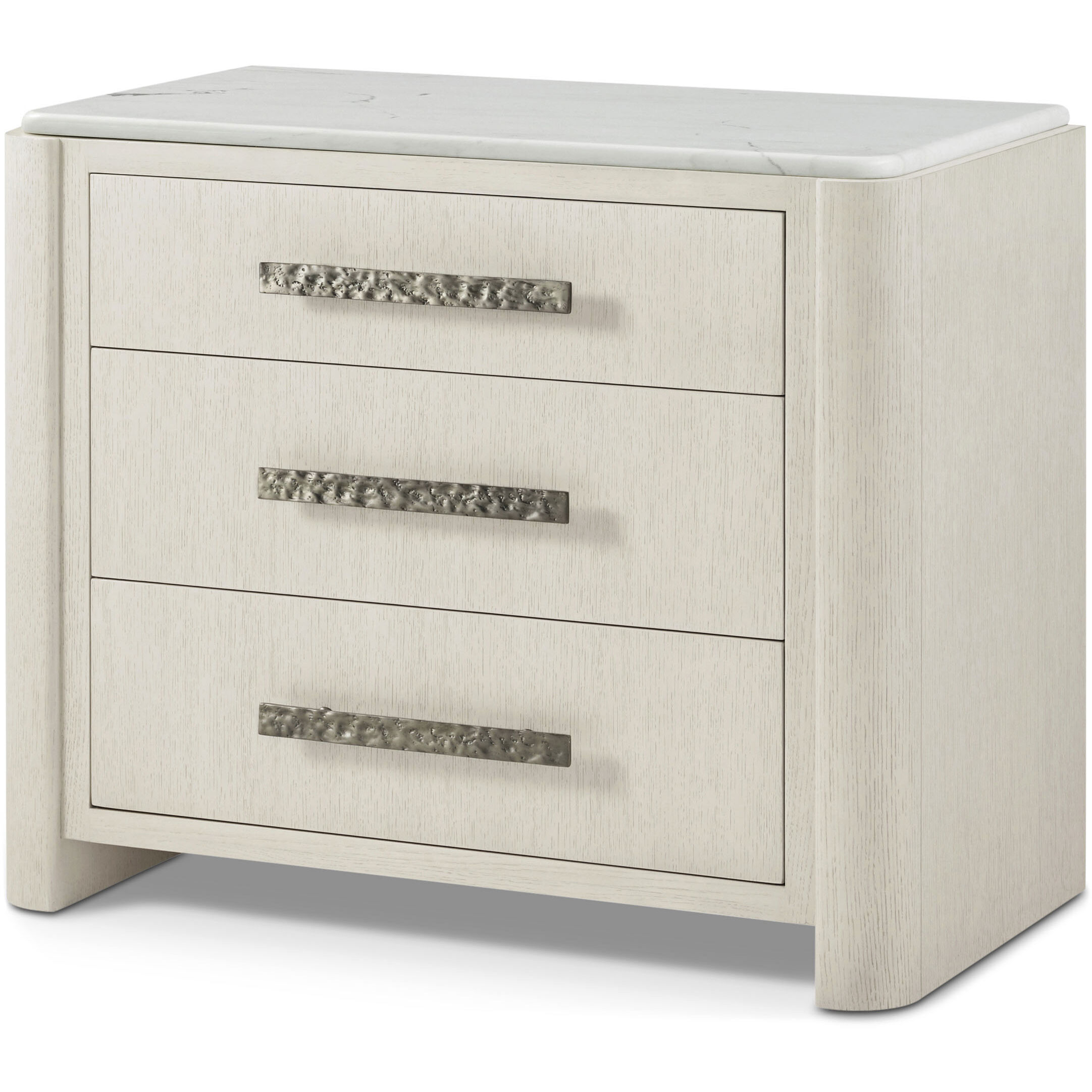 Essence 36 X 30 inch Opal Nightstand, Wooden, 3-Drawer