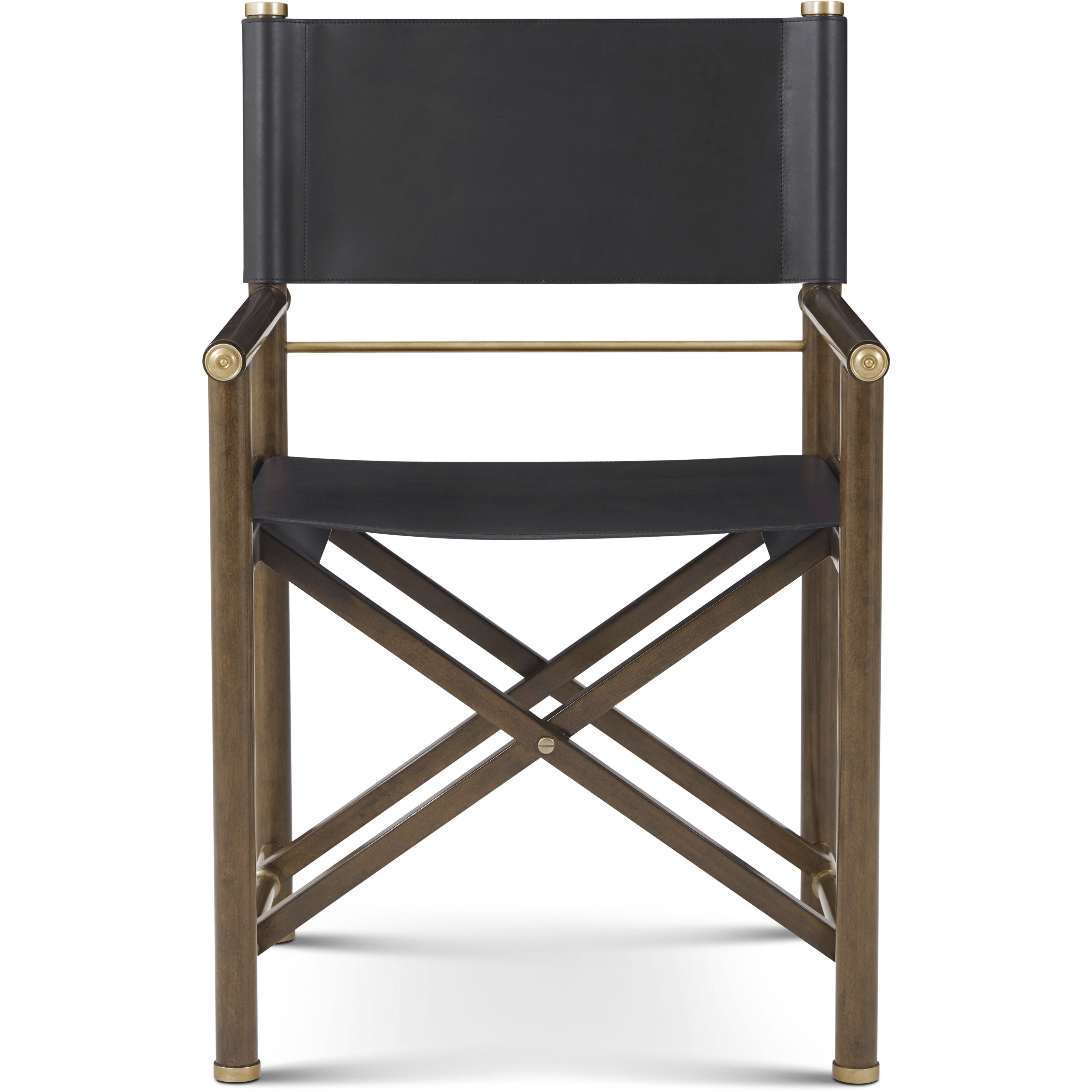 Kesden Pyramid Brown Desk Chair, Wooden, Upholstered