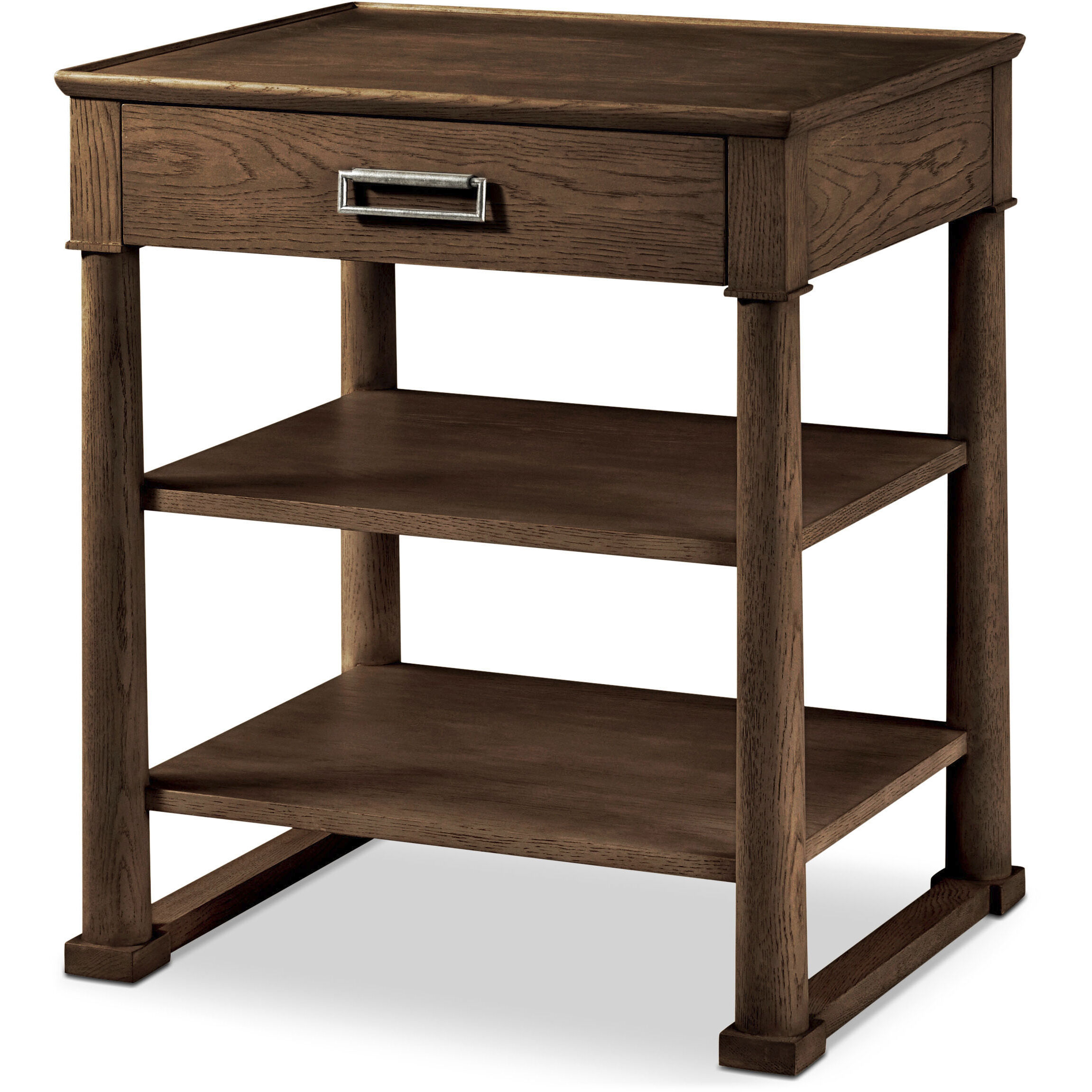 Surrey 28 X 24 inch Brownstone Nightstand, Wooden