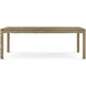 Montauk 120 X 42 inch Jetty Extension Dining Table, Wooden