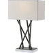 Kesden 27.5 inch Romulus Bamboo Table Lamp Portable Light, Cluster, TA Illuminations