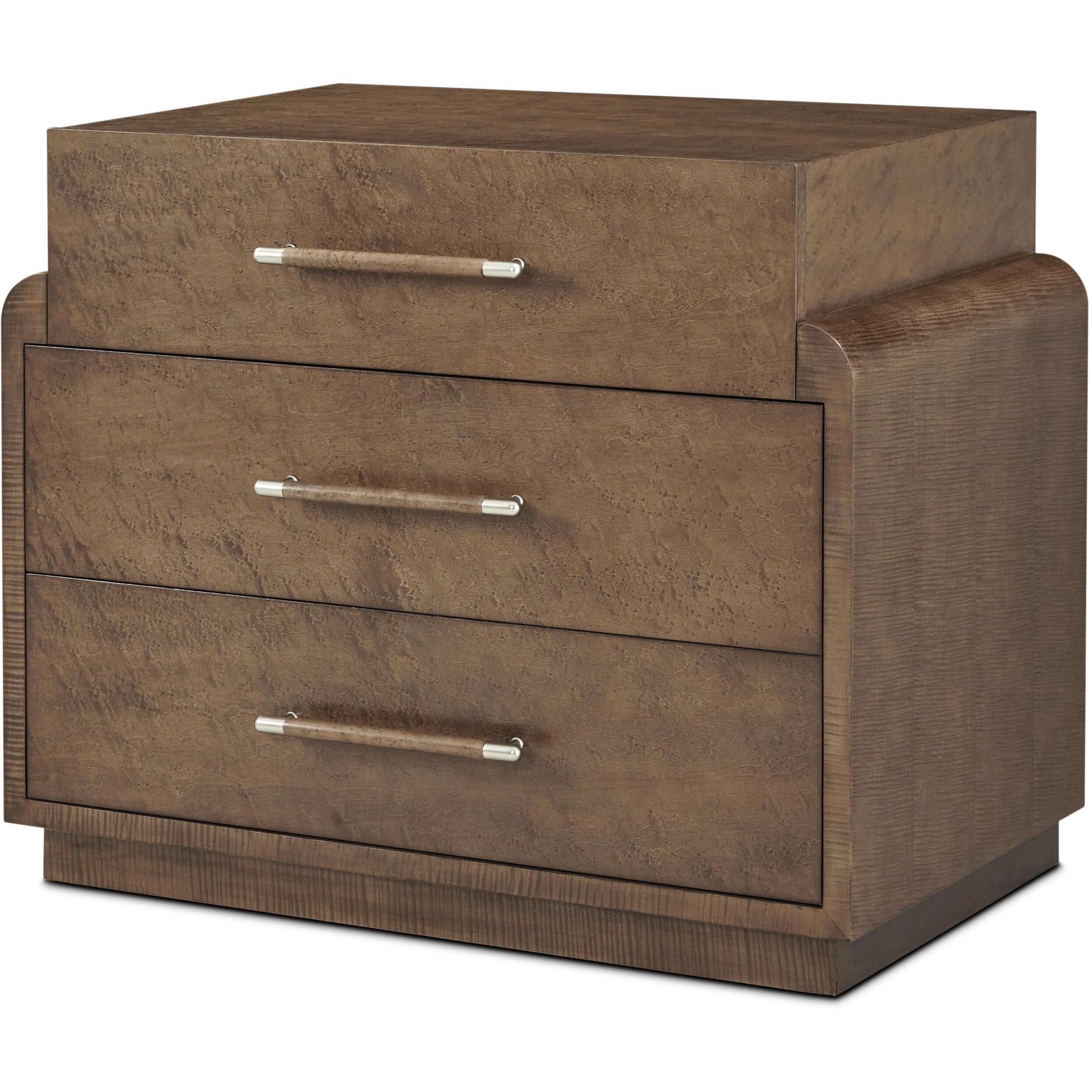 Origins 34 X 28 inch Landmark Nightstand, Wooden, 3-Drawer