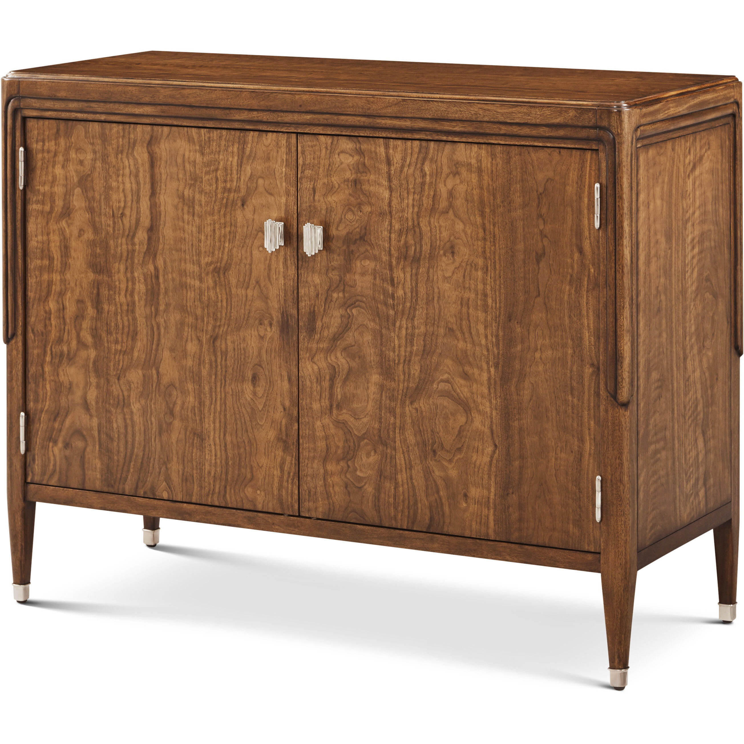 Dorchester Mayfair / Antique White Brass Cabinet, Wooden