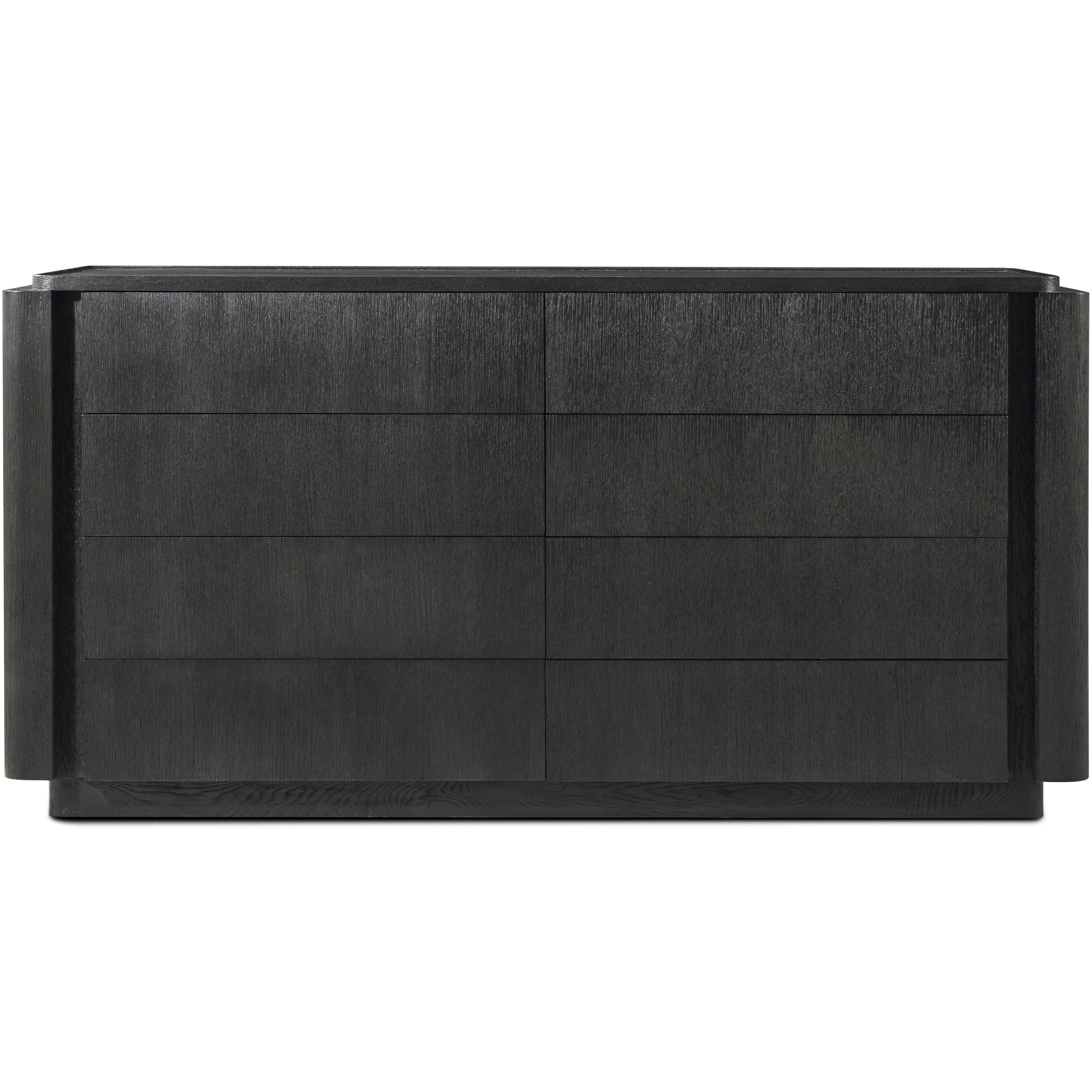 Repose Charcoal Oak Dresser, Wooden, 8-Drawer
