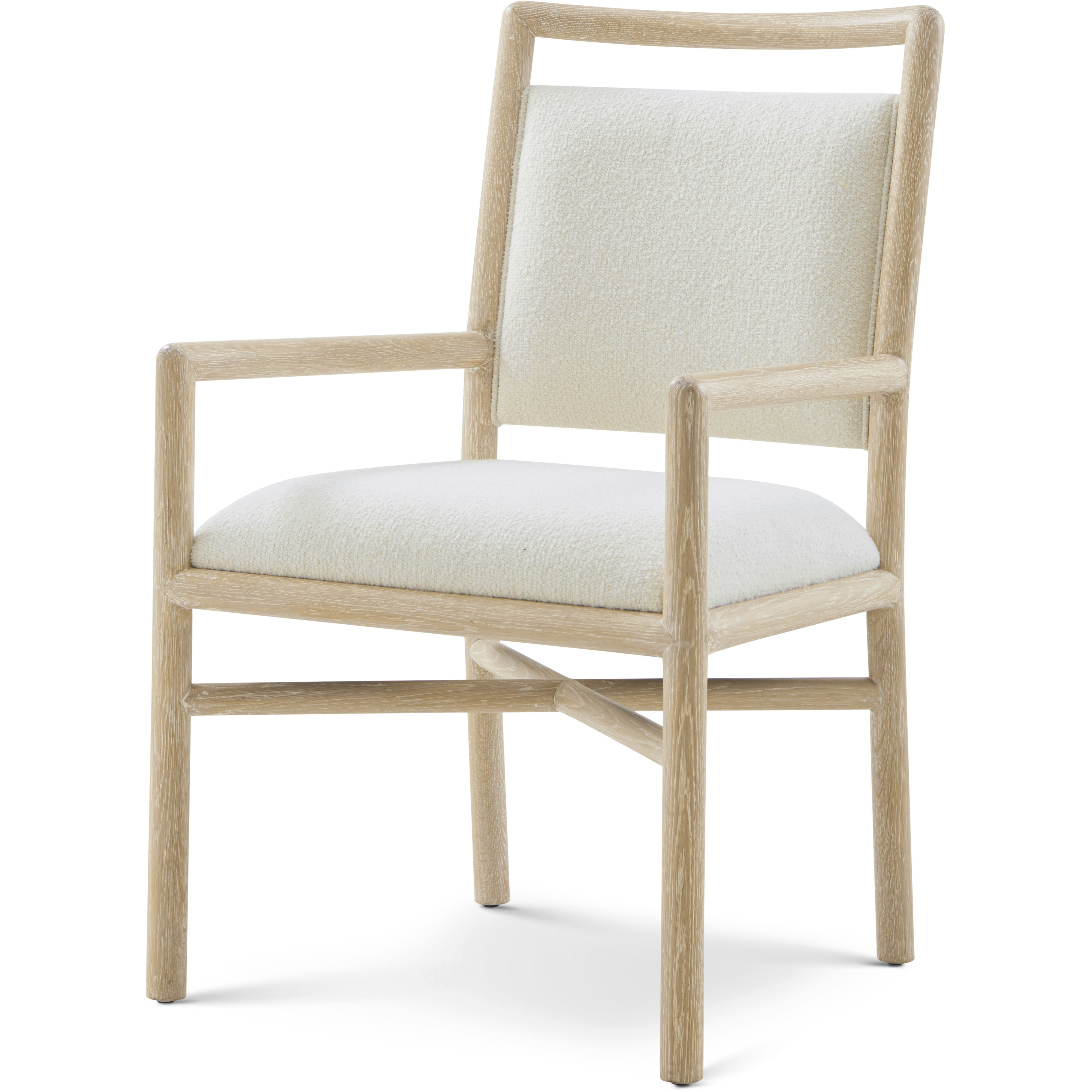 Montauk Lighthouse Dining Chair, Wooden, Upholstered