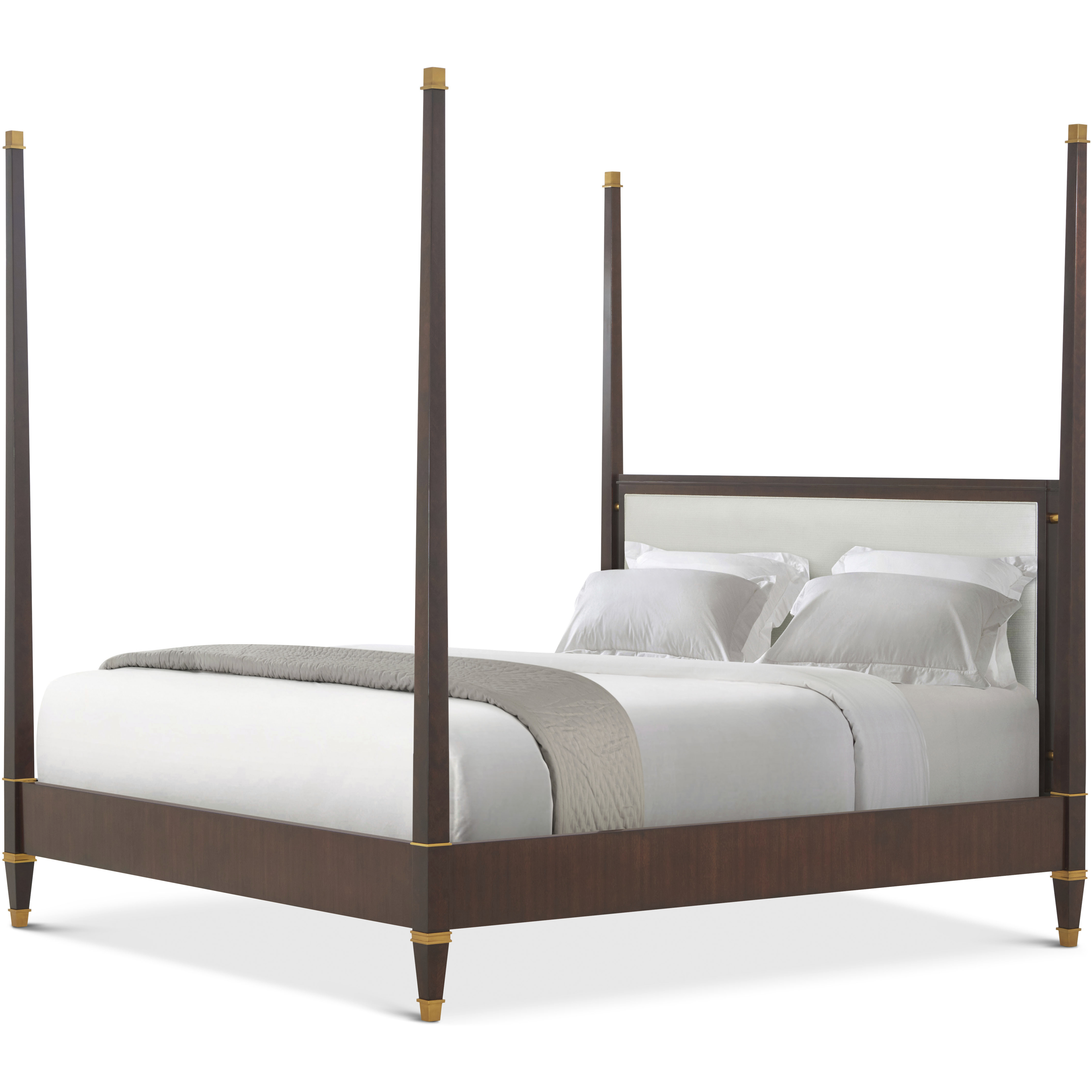 Markos Cambridge Poster US King Bed, Wooden, Upholstered, Marlborough by Alexa Hampton