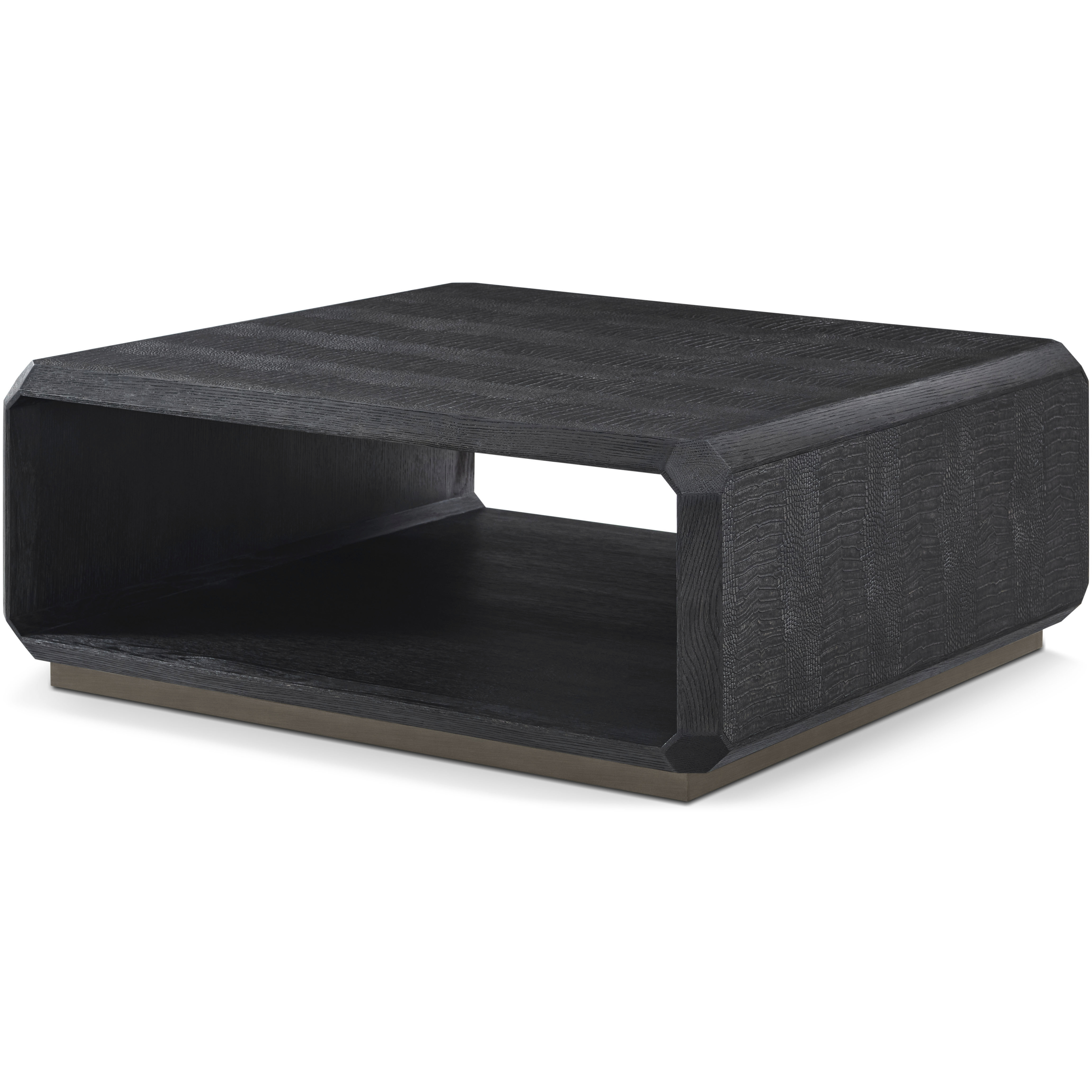 Spencer St. James 42 X 42 inch Onyx Cocktail Table, Wooden