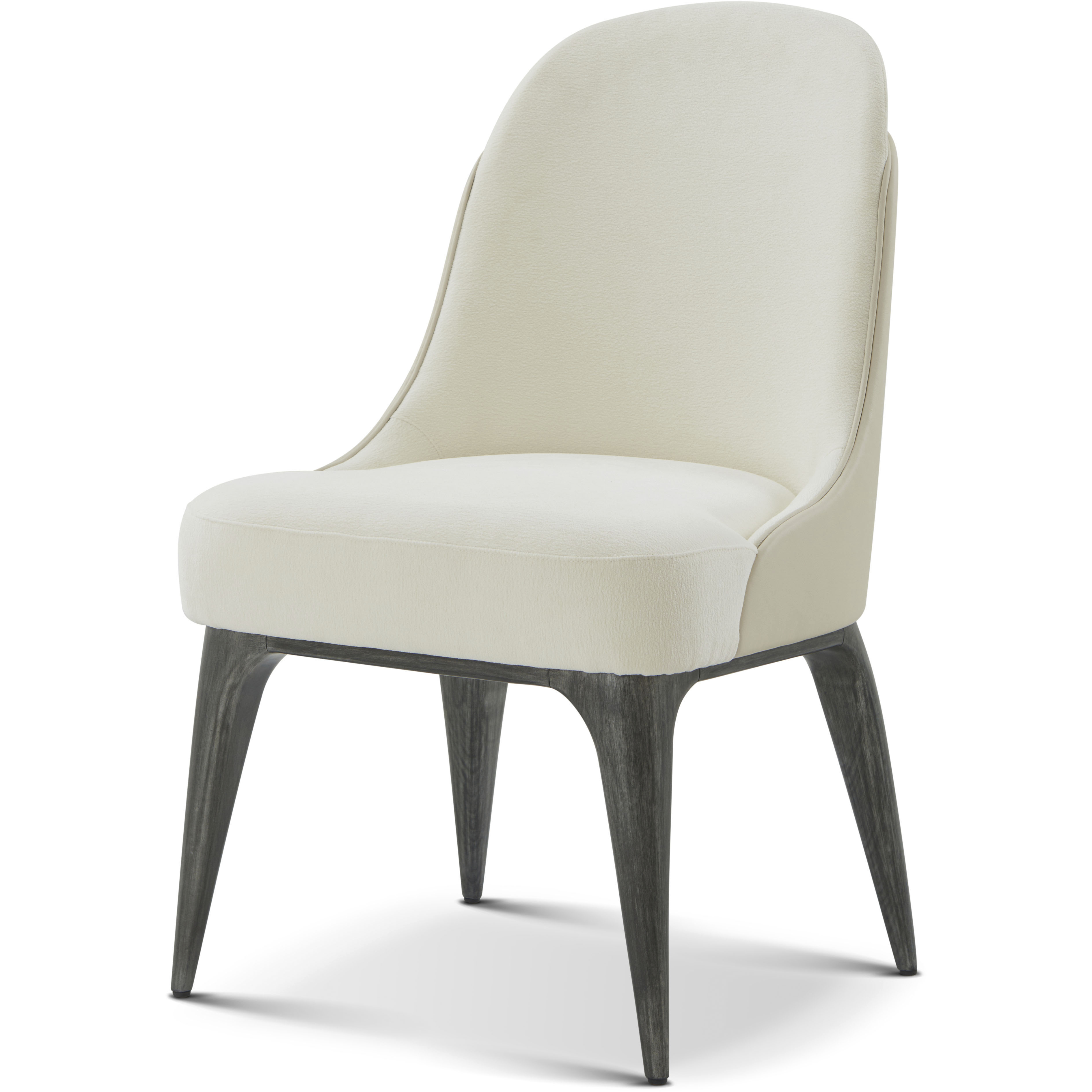 Panos Dining Side Chair, Wooden, Upholstered