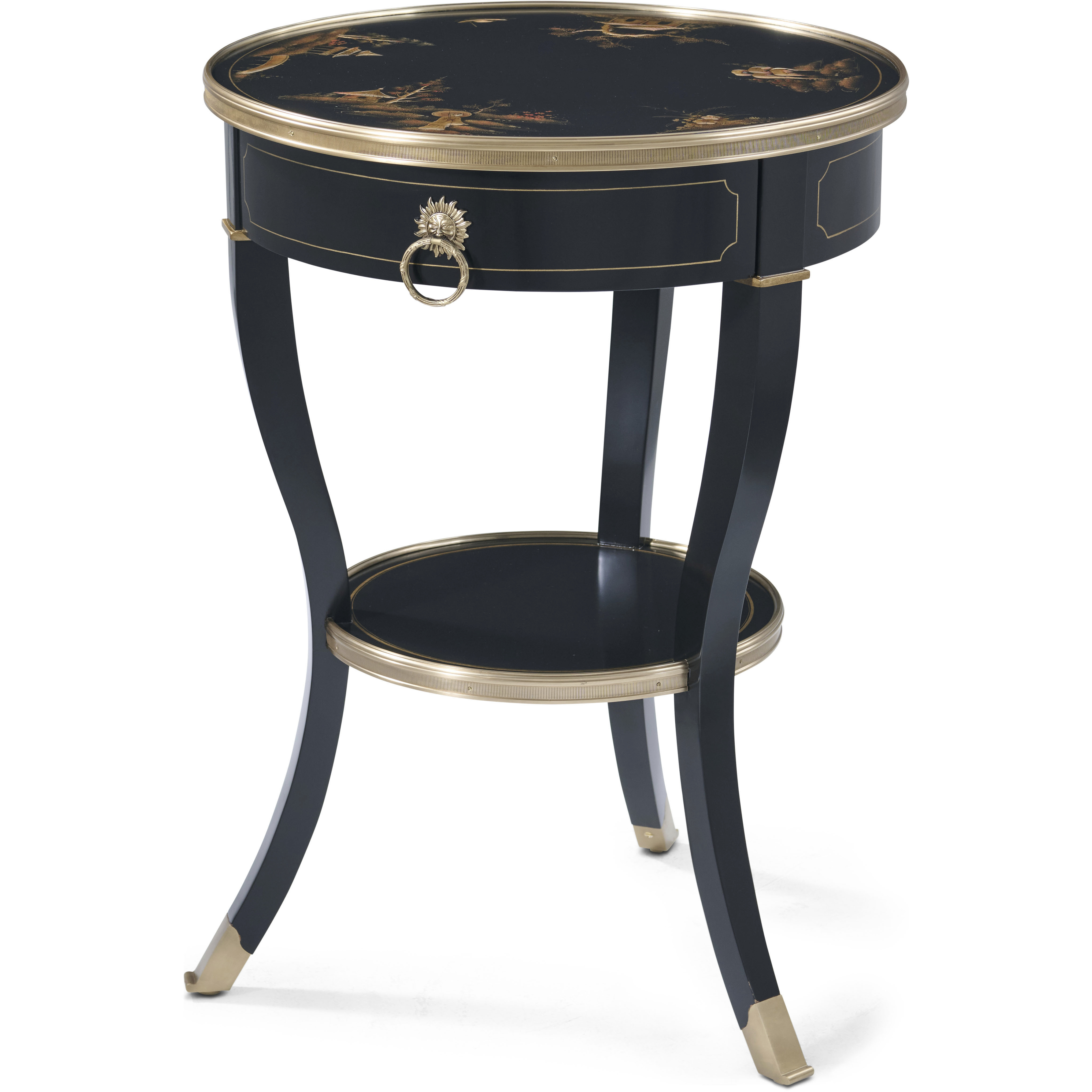 Brushwork 28 X 20 inch Lamp Table, Wooden
