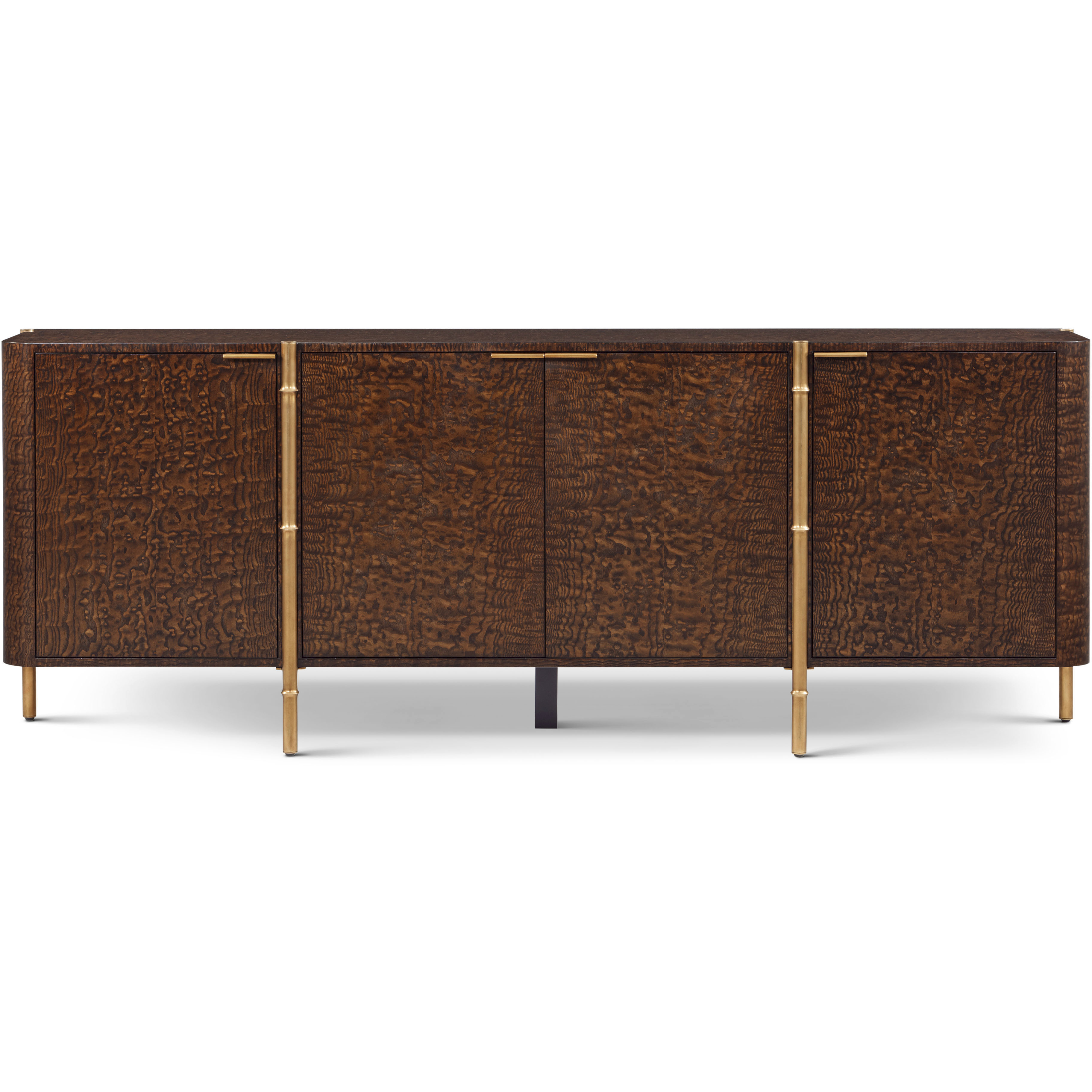 Kesden 86 X 18 inch Pyramid Brown Sideboard, Wooden