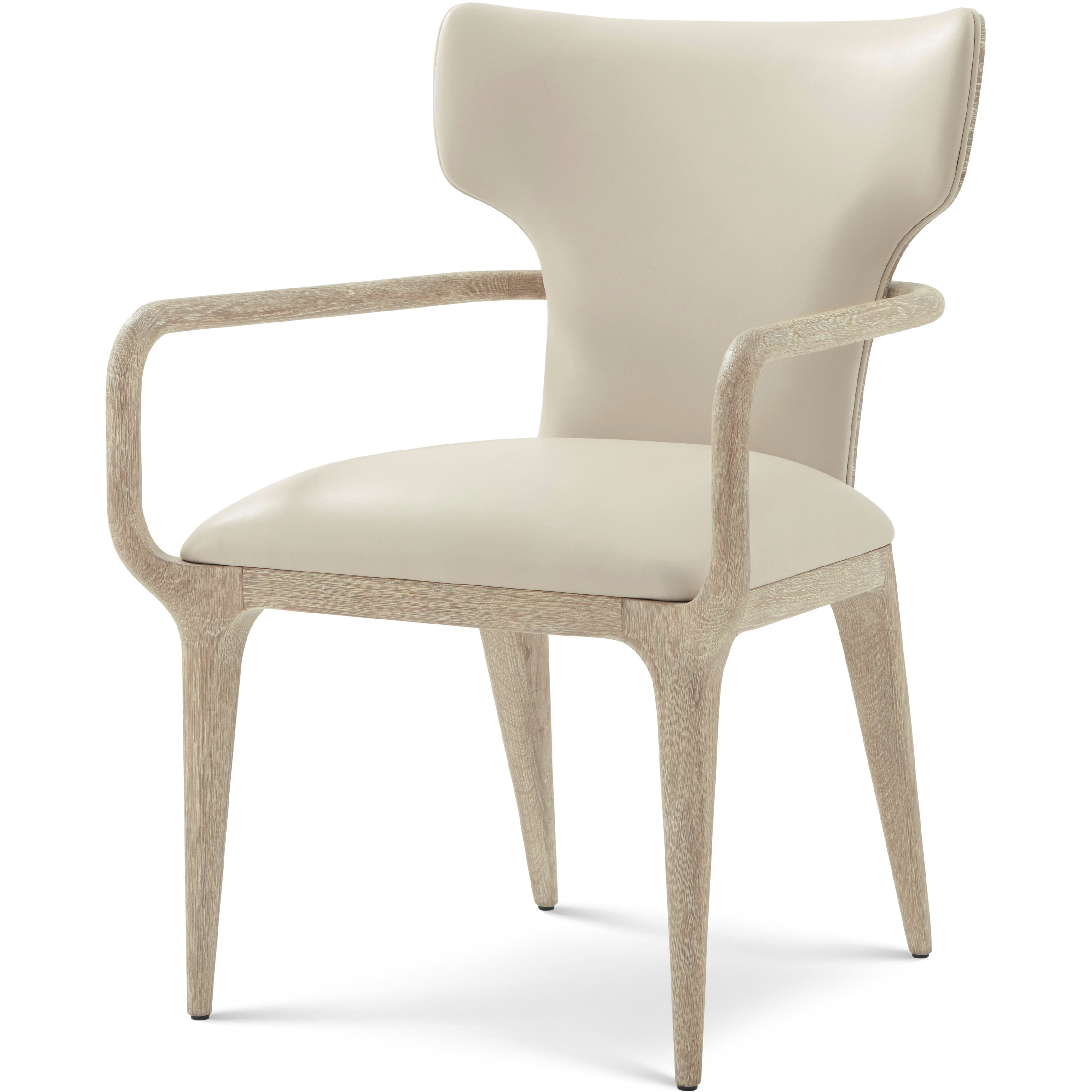 Repose Grey Oak Dining Chair, Wooden, Upholstered