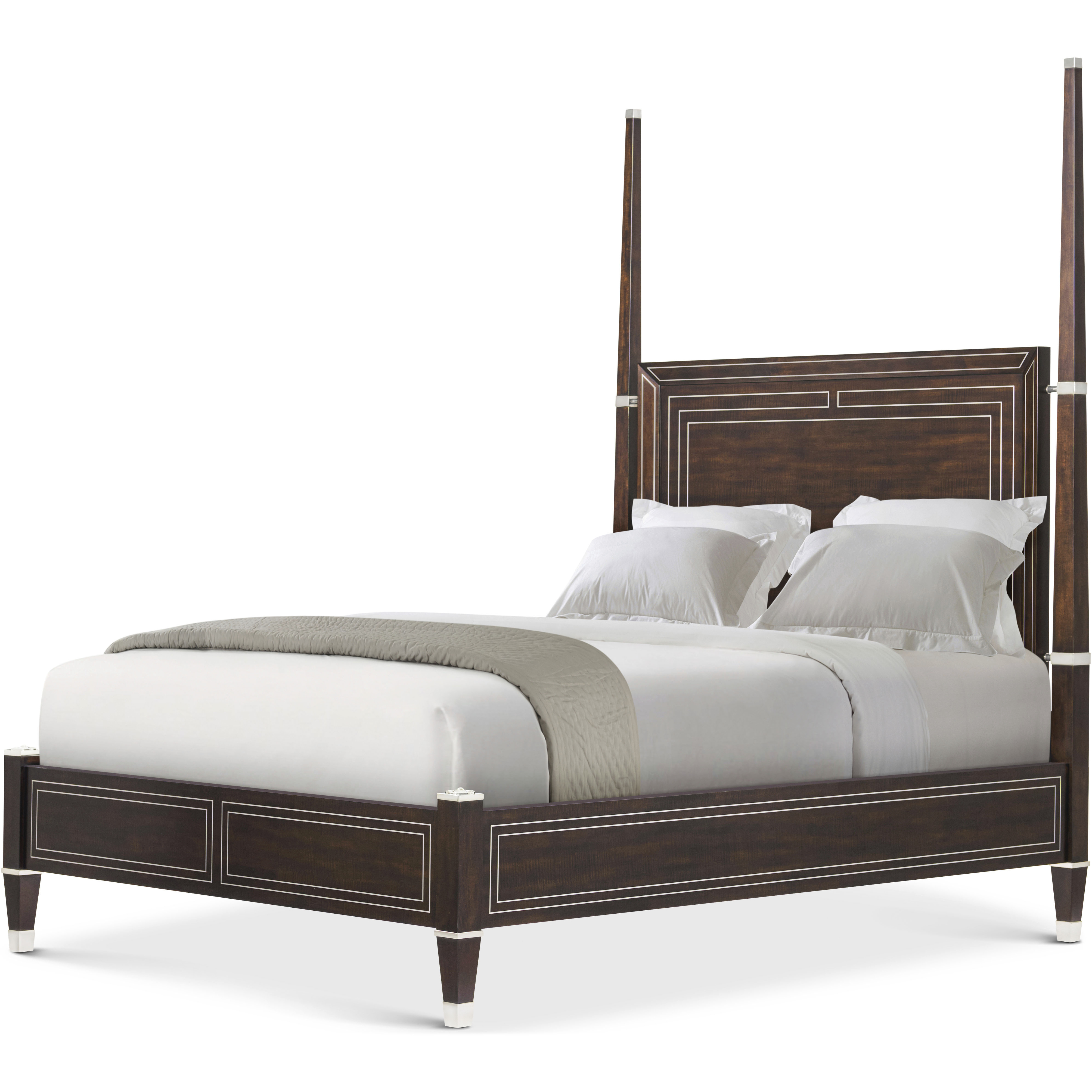 Spencer London Fulham US Queen Poster Bed, Wooden