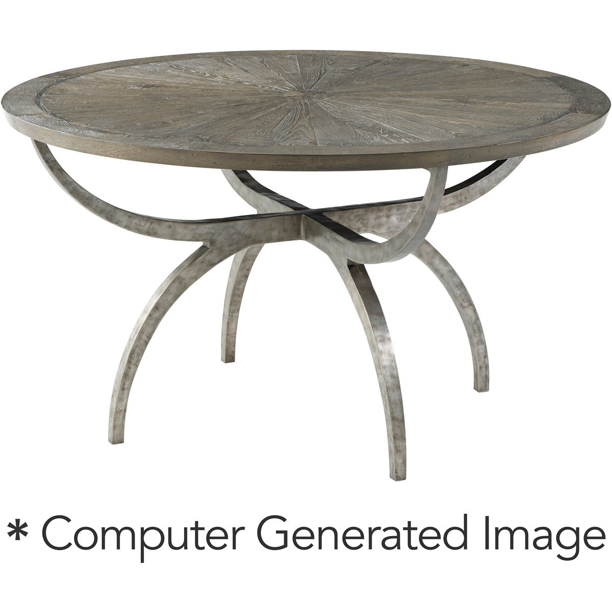 The Echoes Collection Lagan II 54 X 54 inch Grey Echo Oak Dining Table
