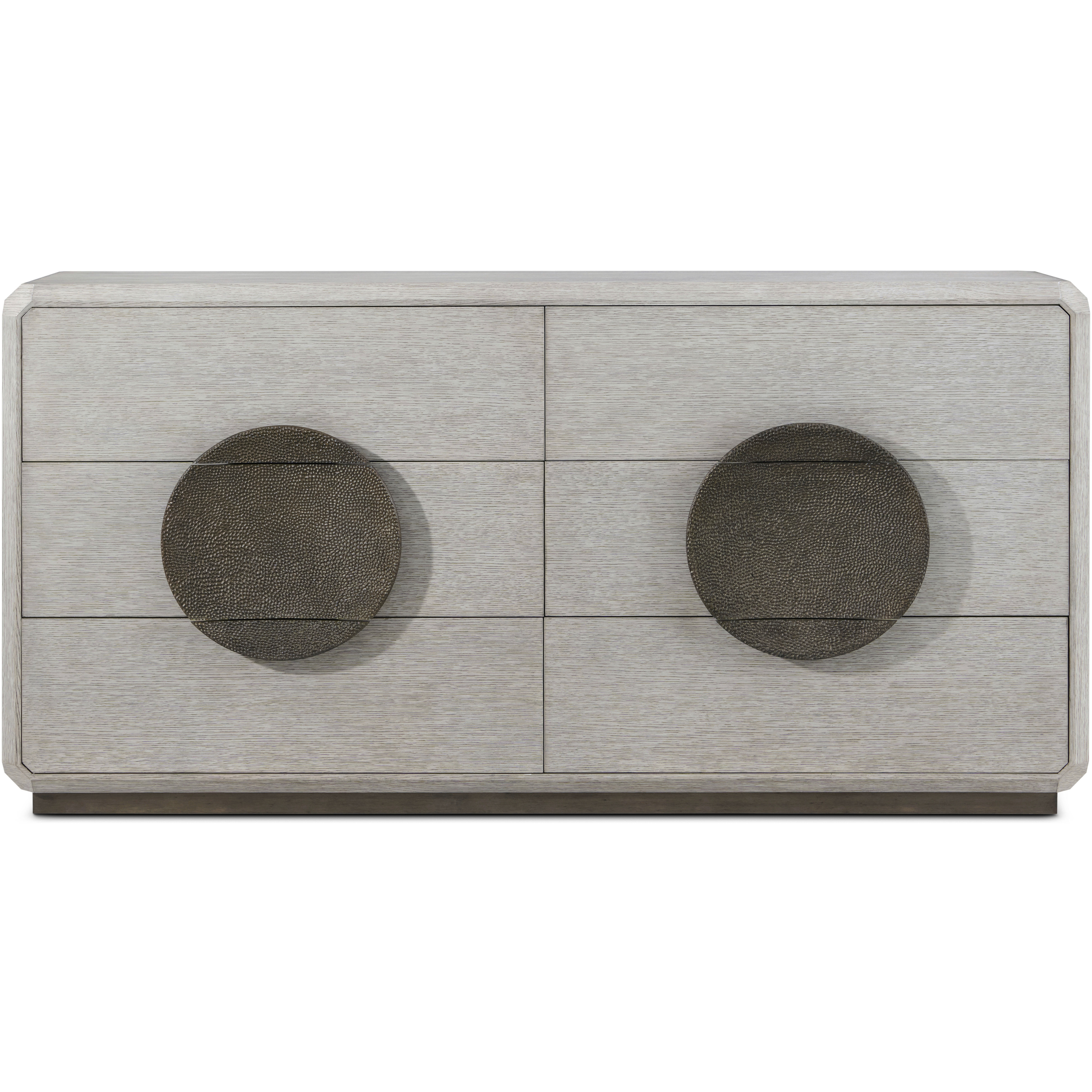 Spencer St. James Argento Dresser, Wooden, 6-Drawer