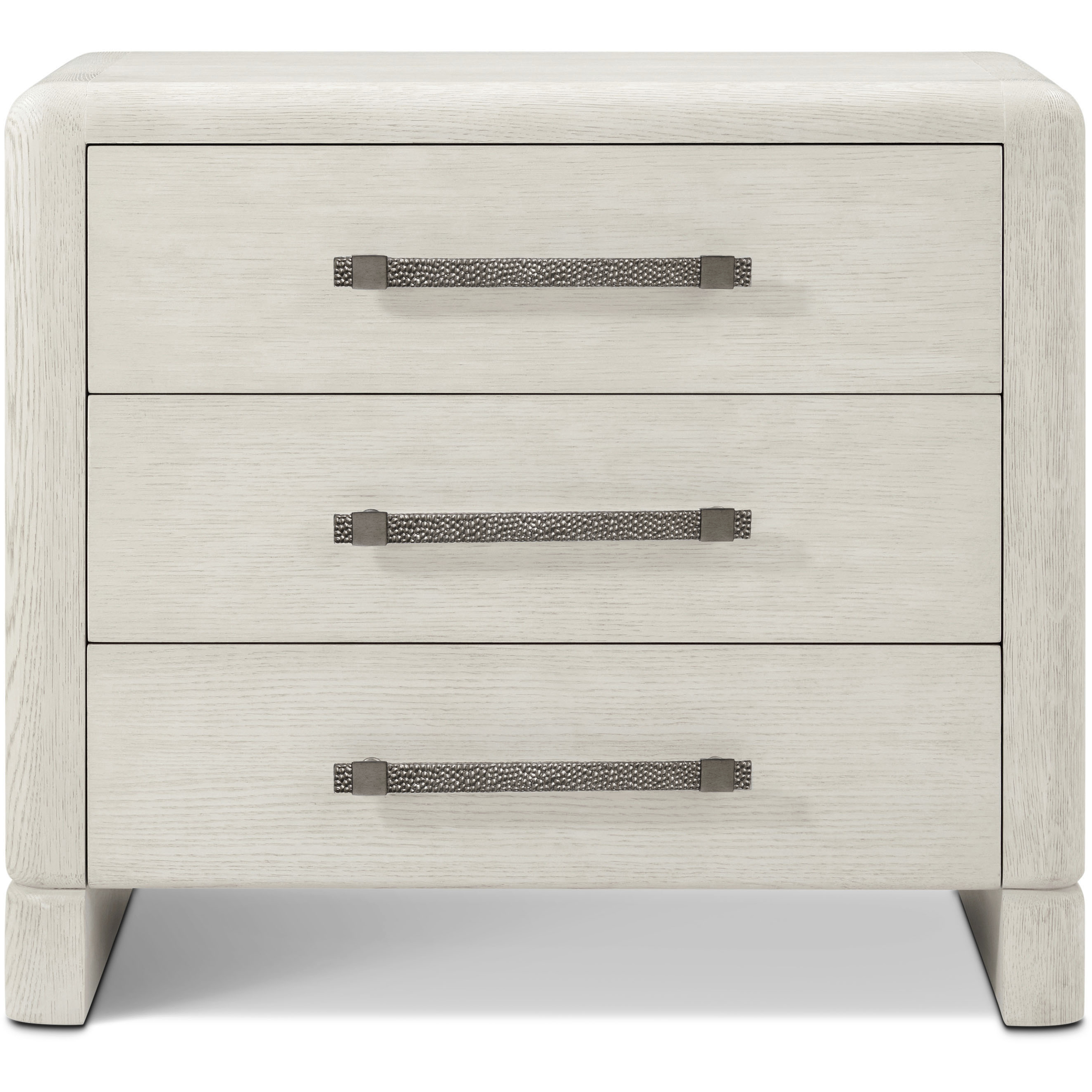 Luna 32 X 28 inch Cascade Nightstand, Wooden, 3-Drawer