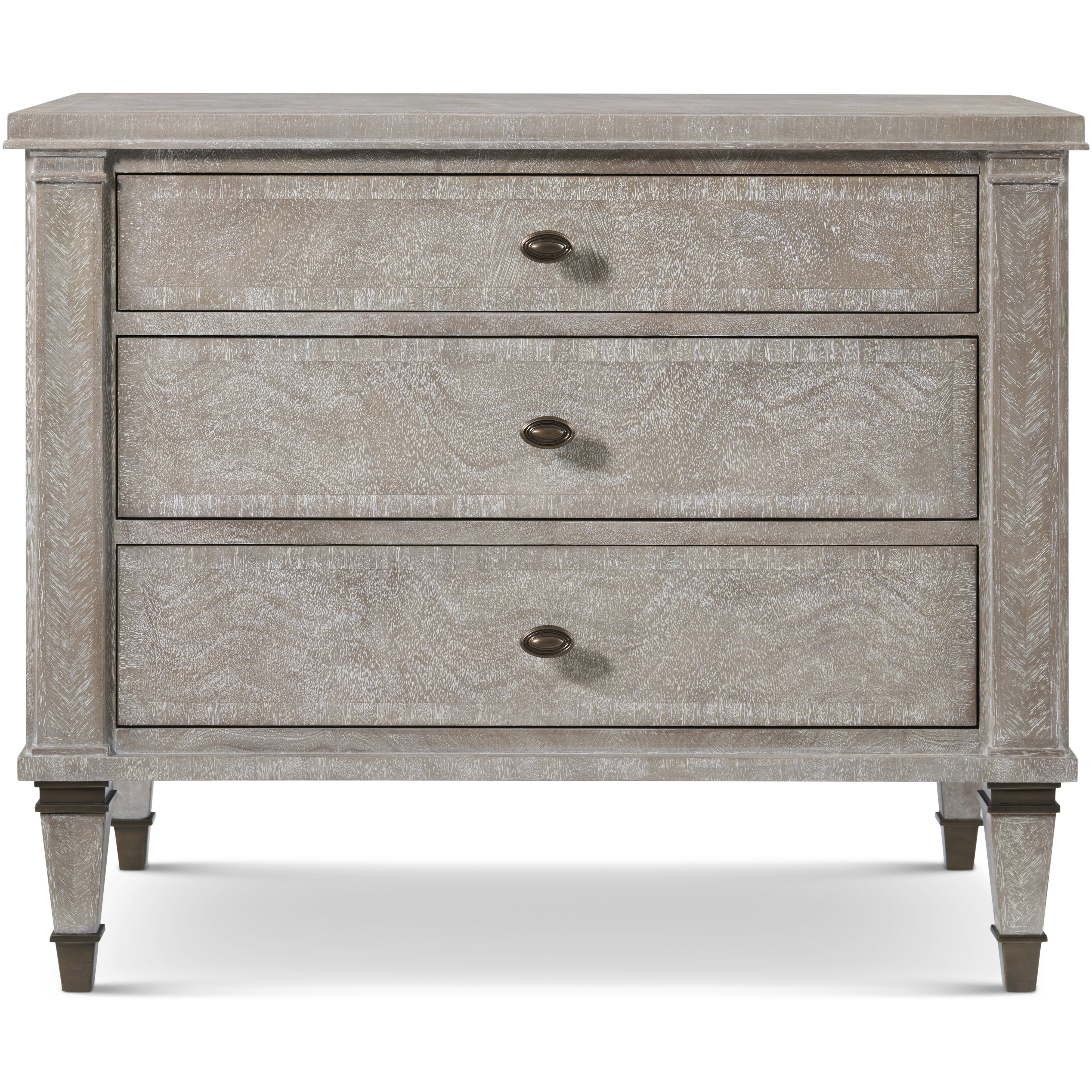 Massie 32 X 26.5 inch Geo Coast Closed Nightstand, Wooden, Marlborough by Alexa Hampton