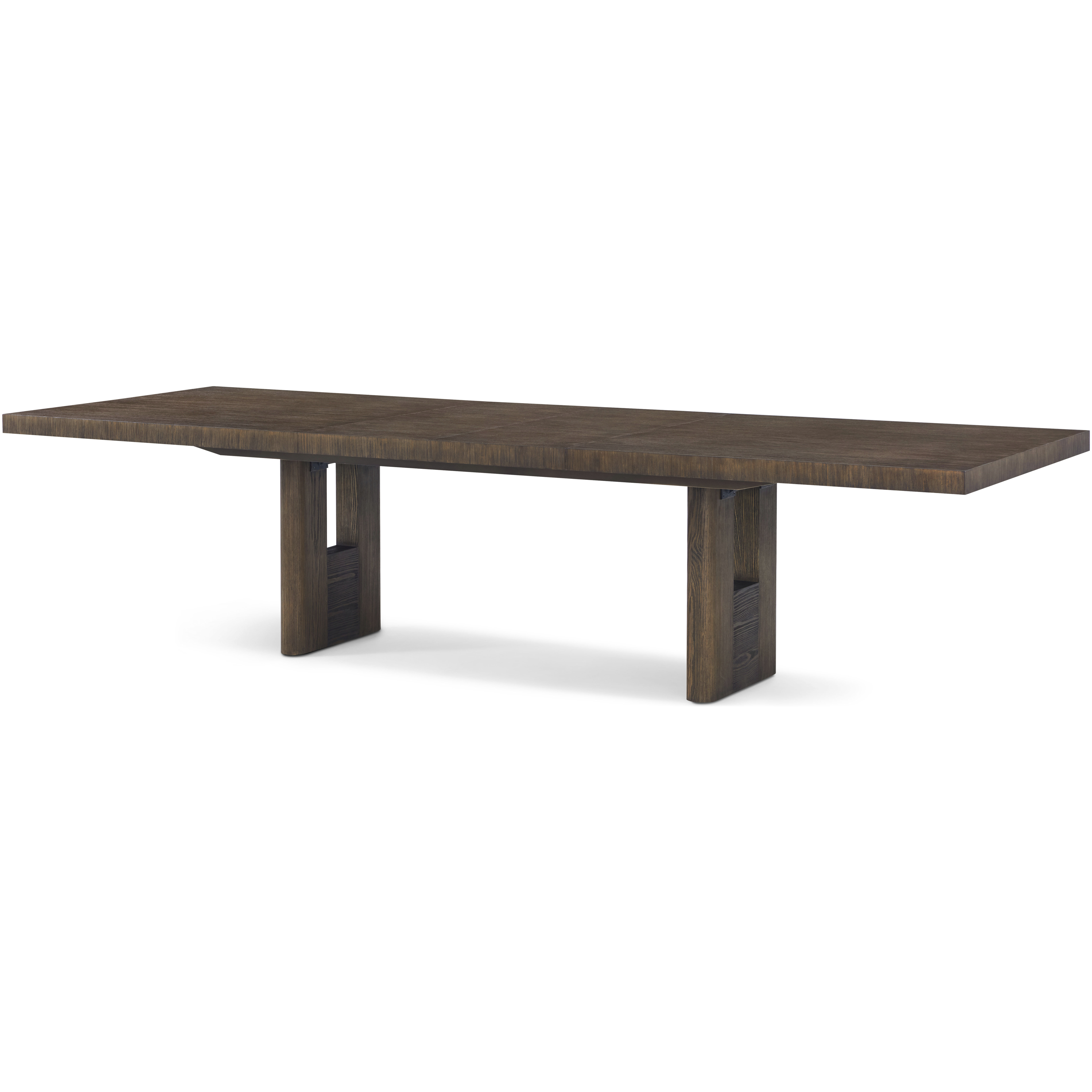 Urbane 128 X 44 inch Campfire Extension Dining Table, Wooden