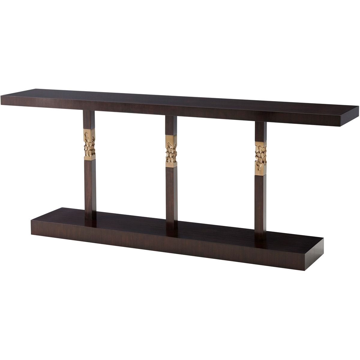Theodore Alexander 80 X 14 inch Espresso Console Table