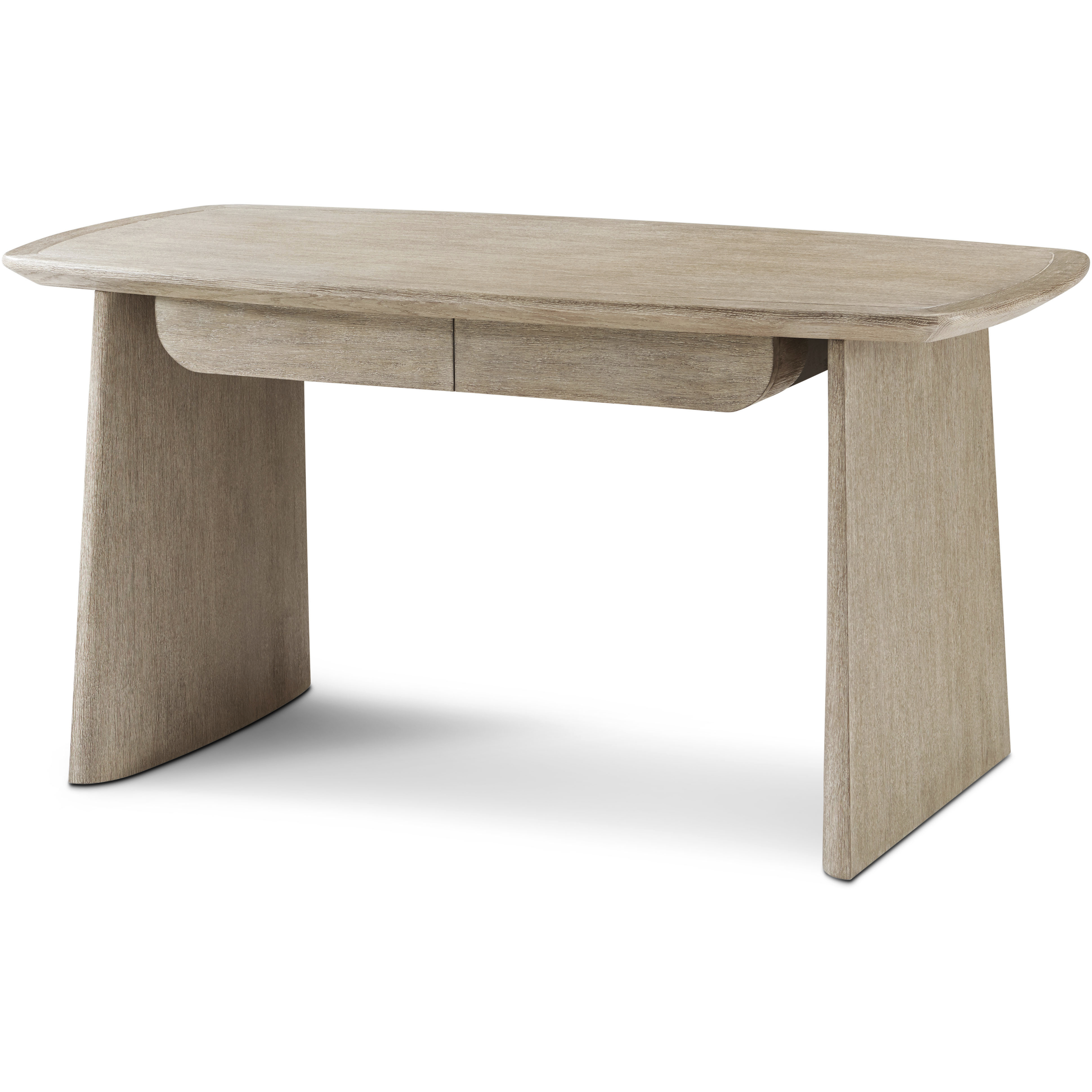 Repose 60 X 30 inch Grey Oak Desk, Wooden