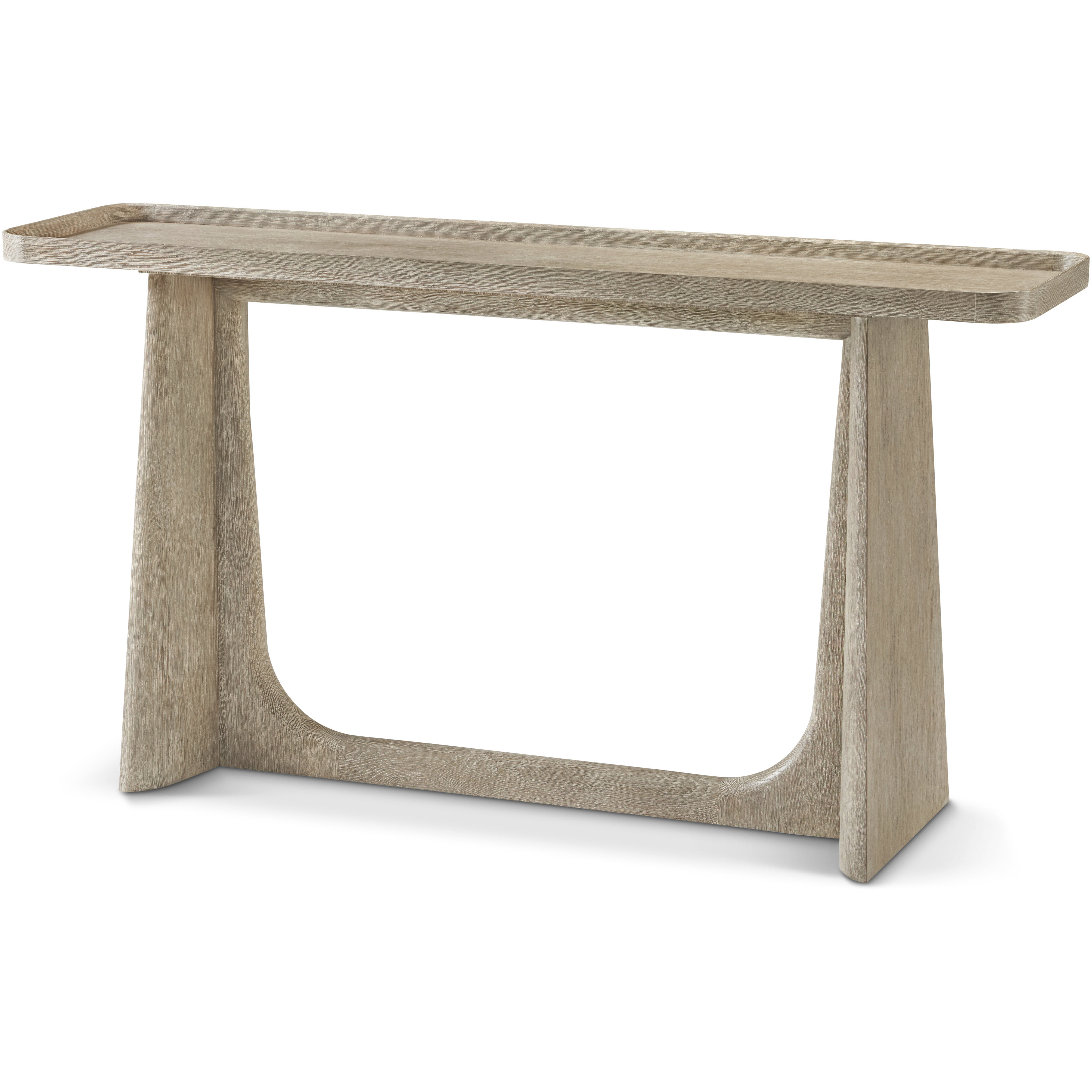 Repose 60 X 16 inch Grey Oak Console Table, Wooden