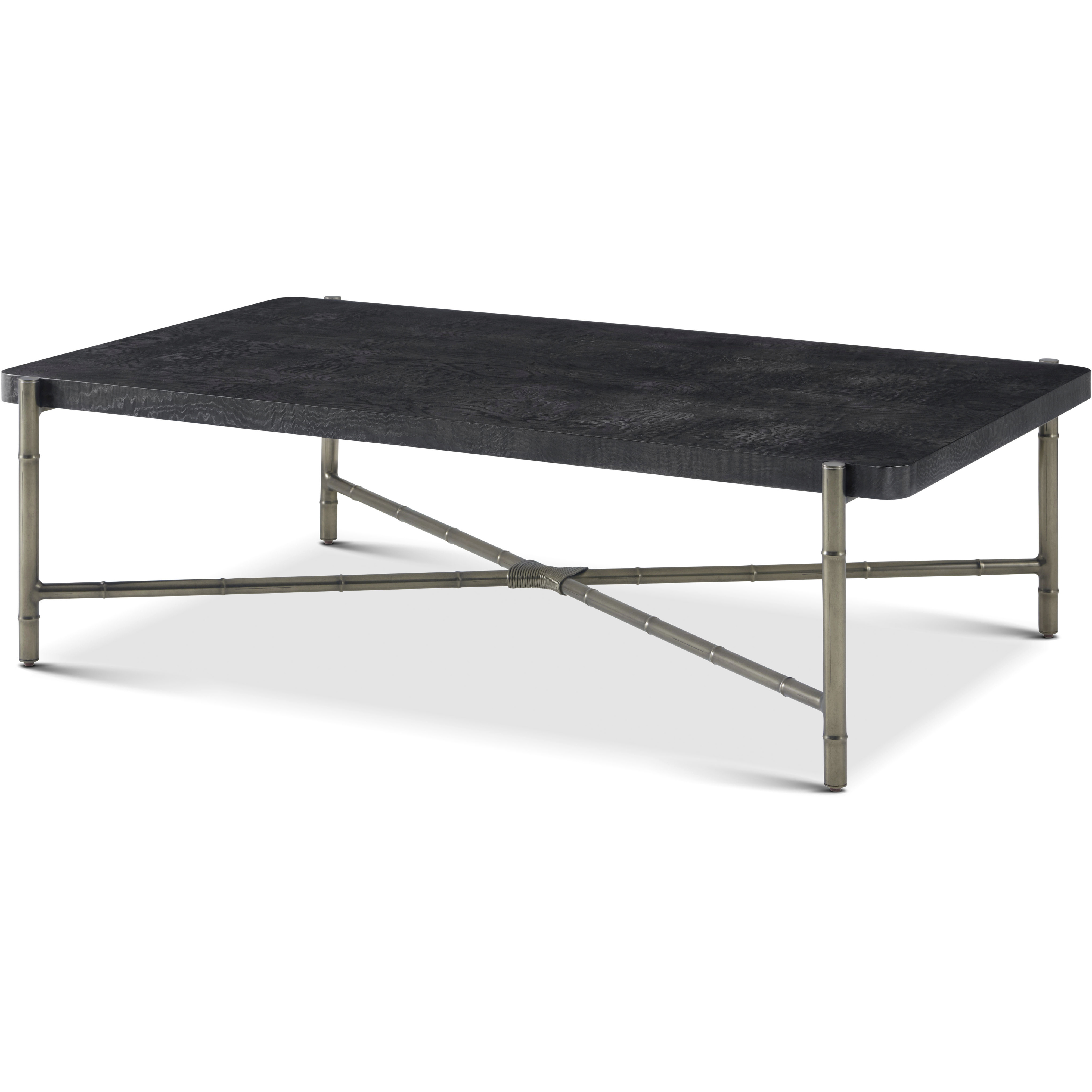 Kesden 55 X 34.5 inch Silent Black Cocktail Table