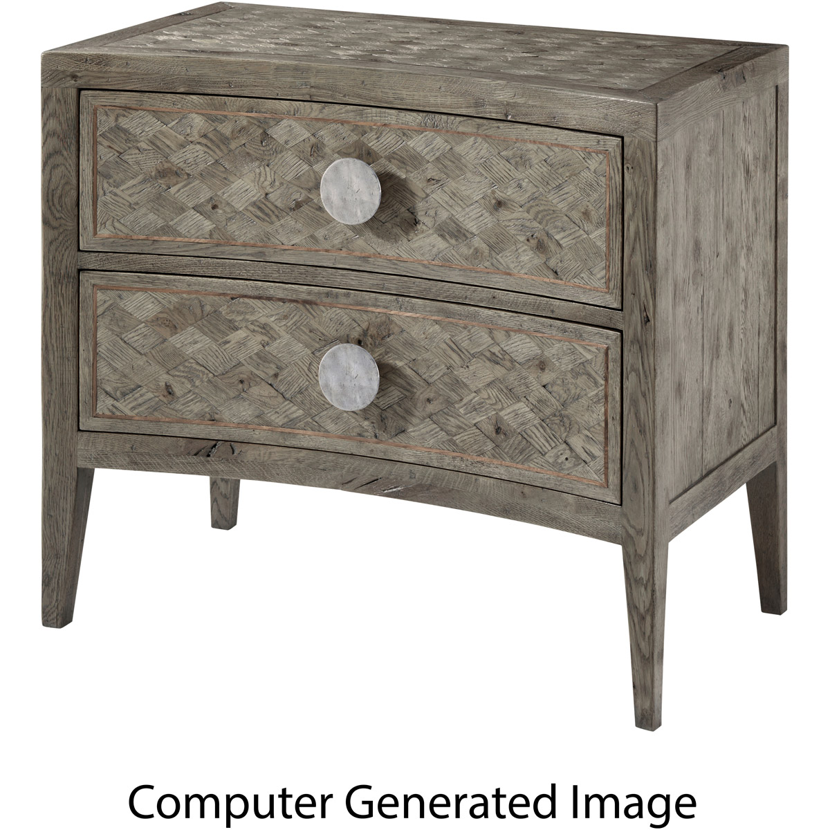 Weston 36 X 32 inch Rustic Oak Nightstand