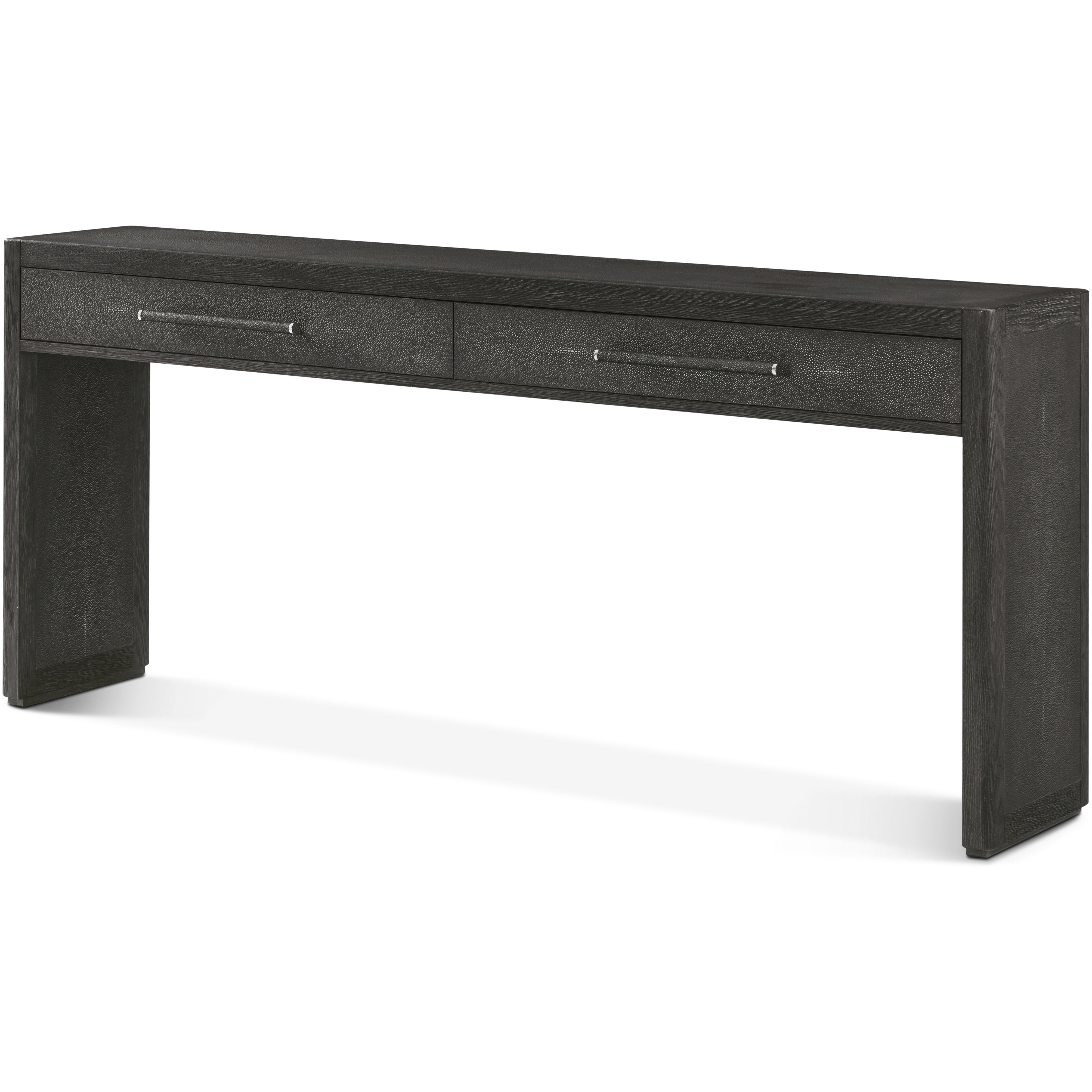 Maxwell 72 X 14 inch Obsidian Console Table, Wooden, 2-Drawer