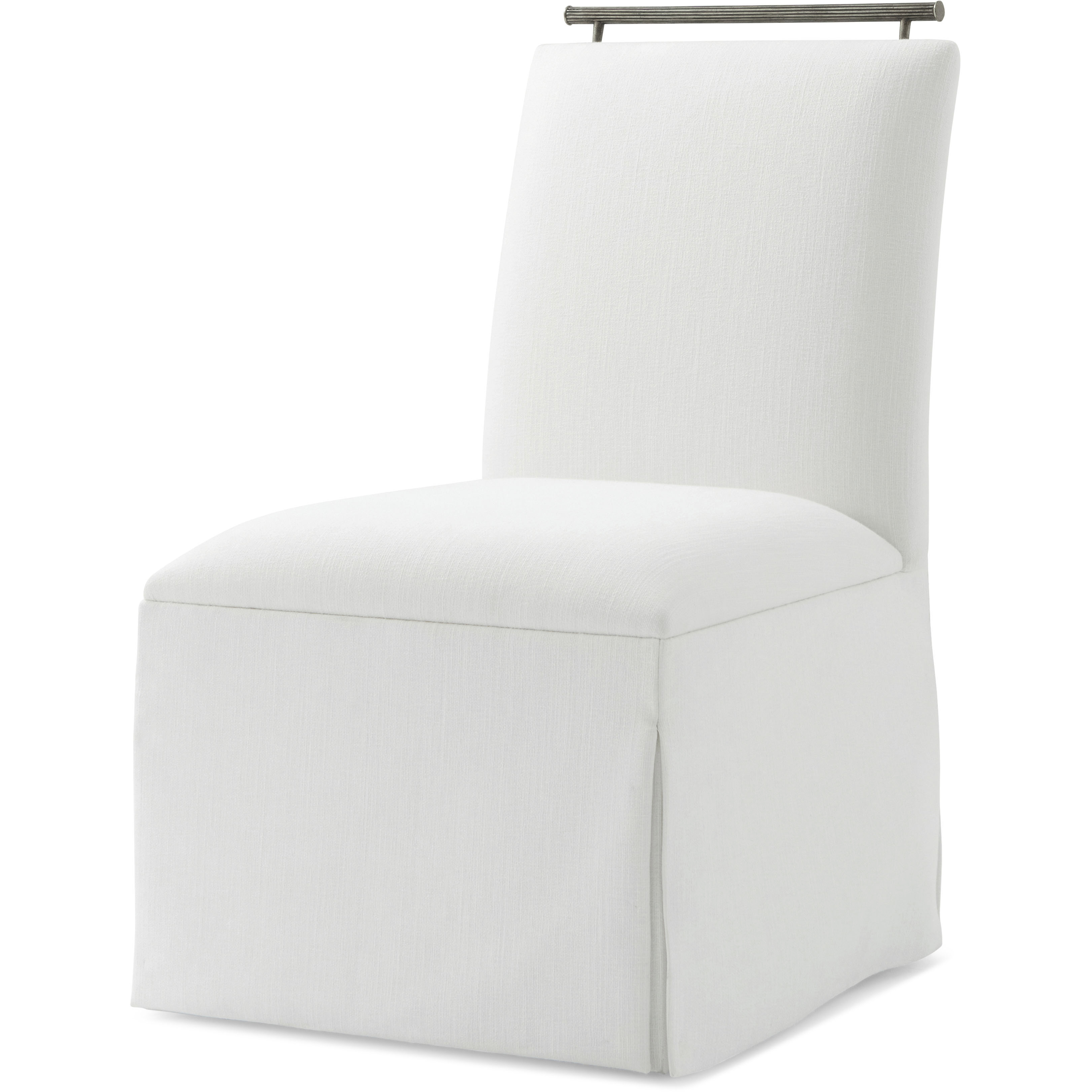 Balboa Coastal Grey Dining Side Chair, Wooden, Upholstered