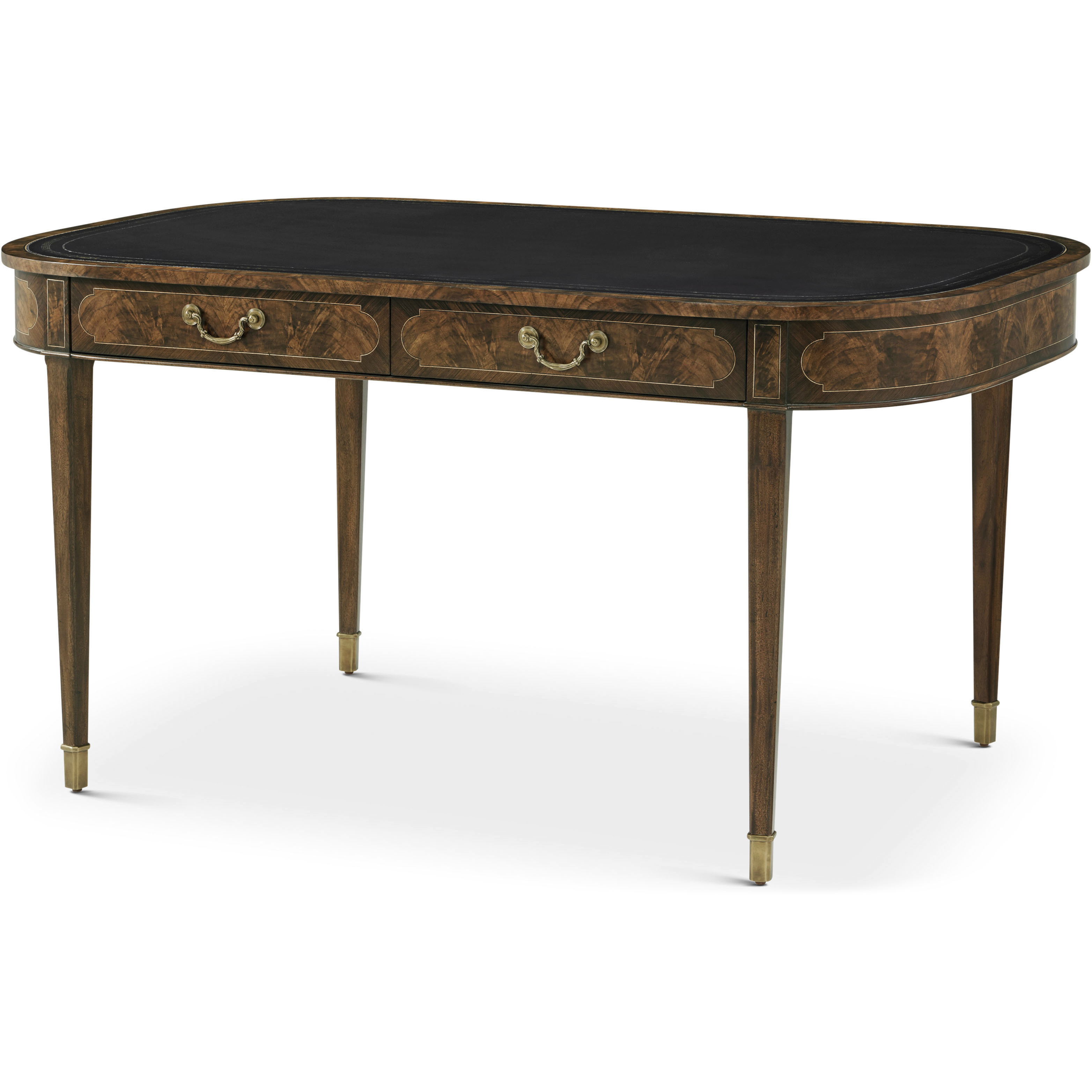 Sloane 60 X 36 inch Edwardian Brown Desk, Wooden