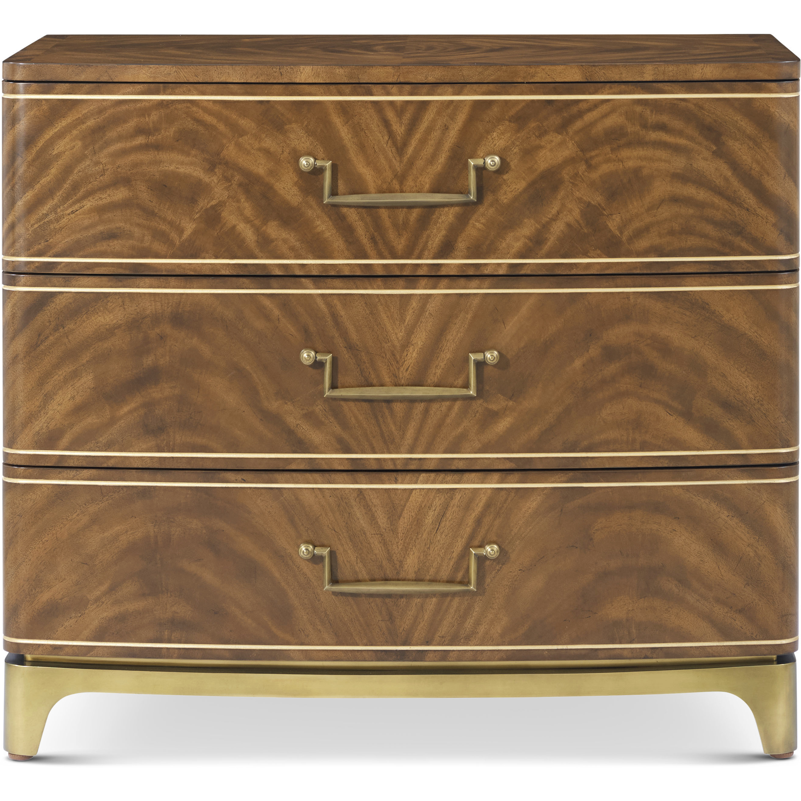 Burl 32 X 28 inch Classic English Nightstand, Wooden, Spencer London