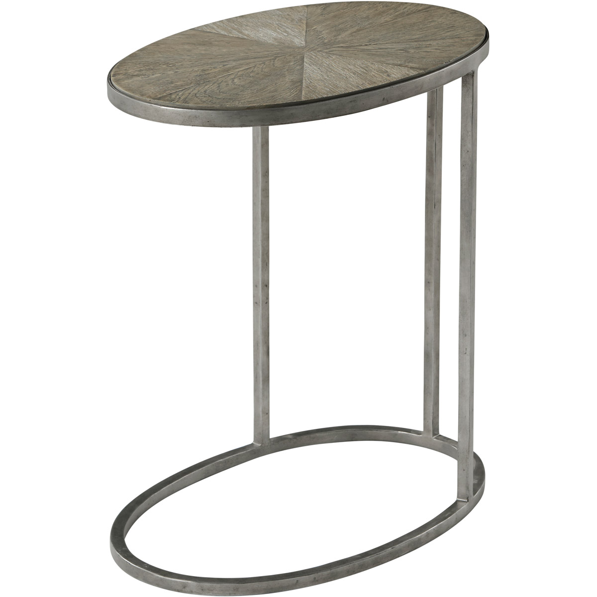 Sunburst 23 X 22 inch Rustic Oak Accent Table